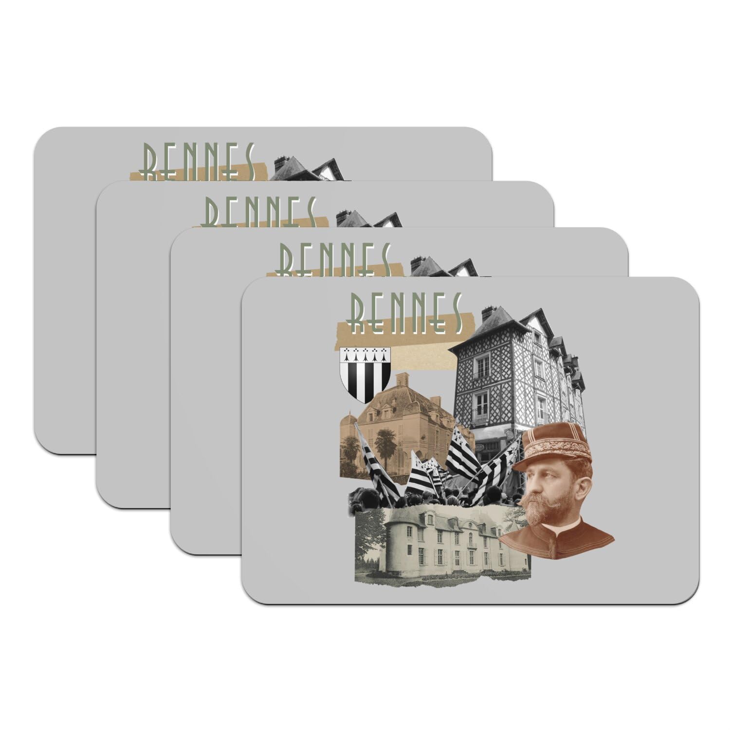 Sets de table Rennes Bretagne pour repas de famille conviviaux