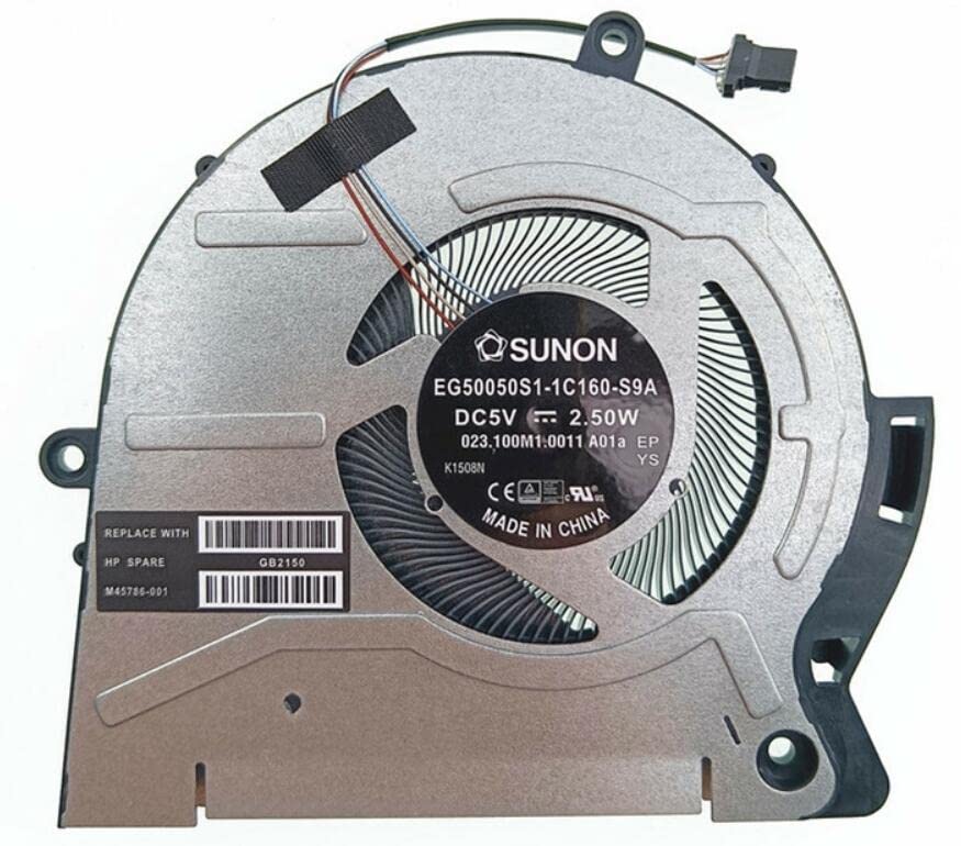 New Laptop CPU Cooling Fan for M45786-001 HP TPN-W148 17-CH 17-CH0020NA 17-CH0085NG 17-CH0011NR CPU Cooling Fan