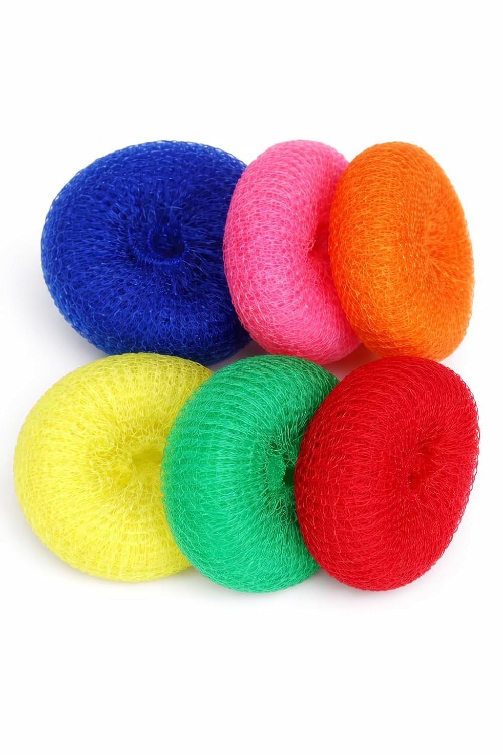 Plastic Dish Scrubber Set, Multicolour, Heavy Duty, Pack of 6, Multipurpose for Utensils, Sink and Cookware-image-29