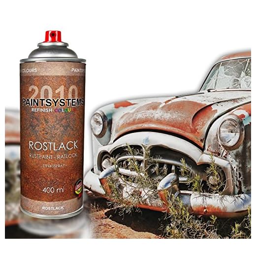 Wilckens Pintura en aerosol con efecto oxidado, 400 ml