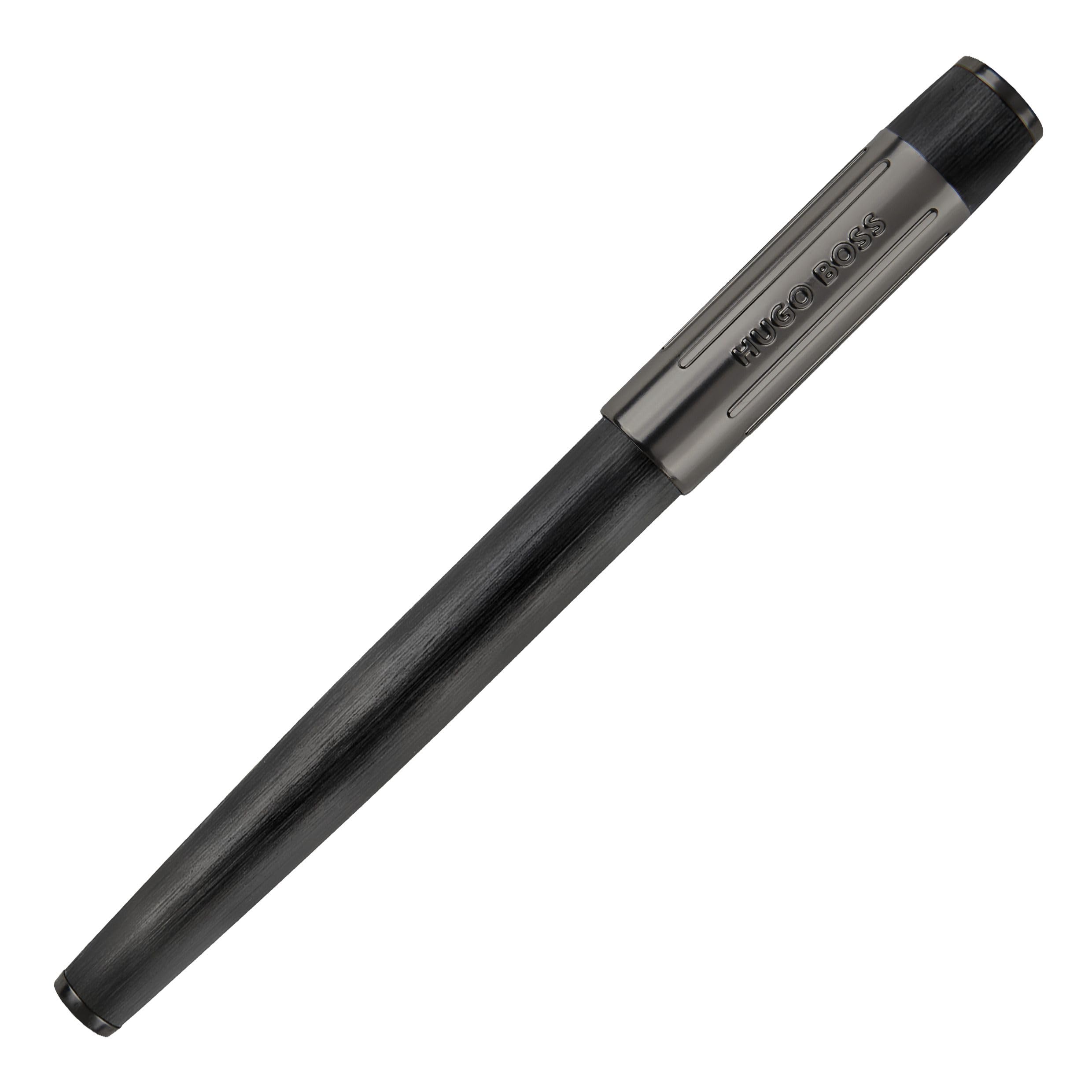 Hugo Boss Stylo Roller Gear Ribs Black