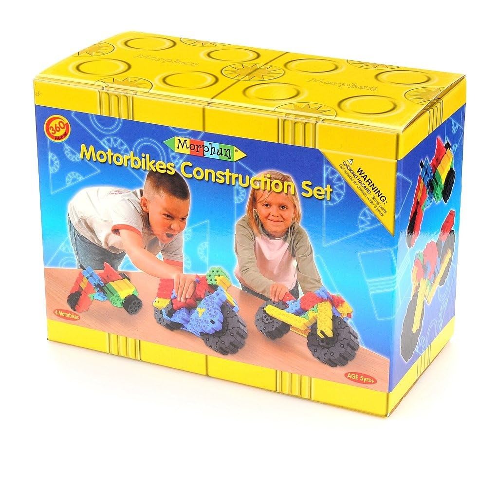 Morphun Motocicletas 360 piezas Juego de construcción Bloques de construcción Vehículo Kit de construcción para niños