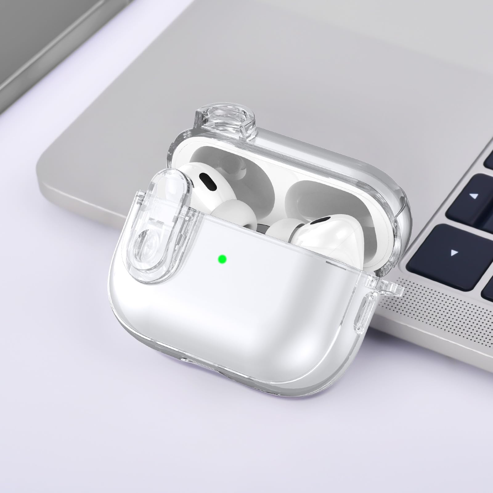 Amazon.com: (with Safety Lock) Clear Case for Cute Apple Airpods 