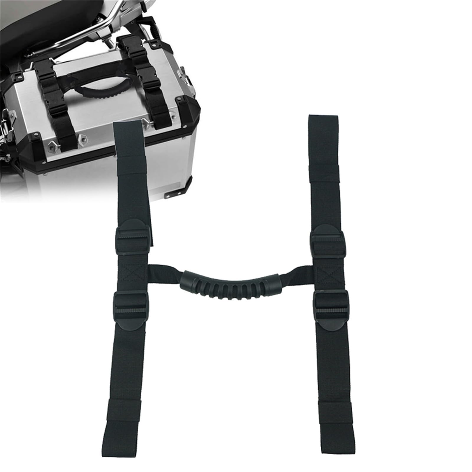 Sangle de poignée pour valise latérale aluminium Kawasaki idéale pour vos road trips en KLR
