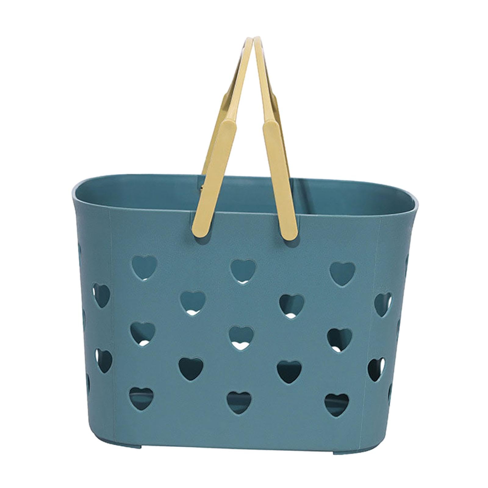 nivaa Beach Tote Bag Waterproof Travel Bag Portable Heart Design Hollow Bath blue-picture-45