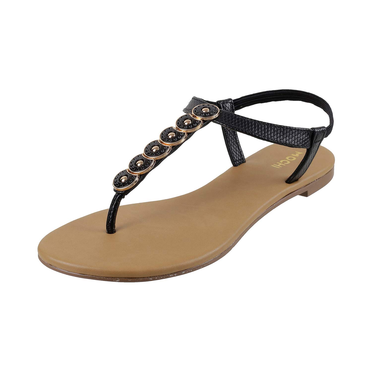 Mochi Womens Synthetic Black Sandals (Size (5 UK (38 EU)) (B081ZYWBDJ) Amazon Price History, Amazon Price Tracker