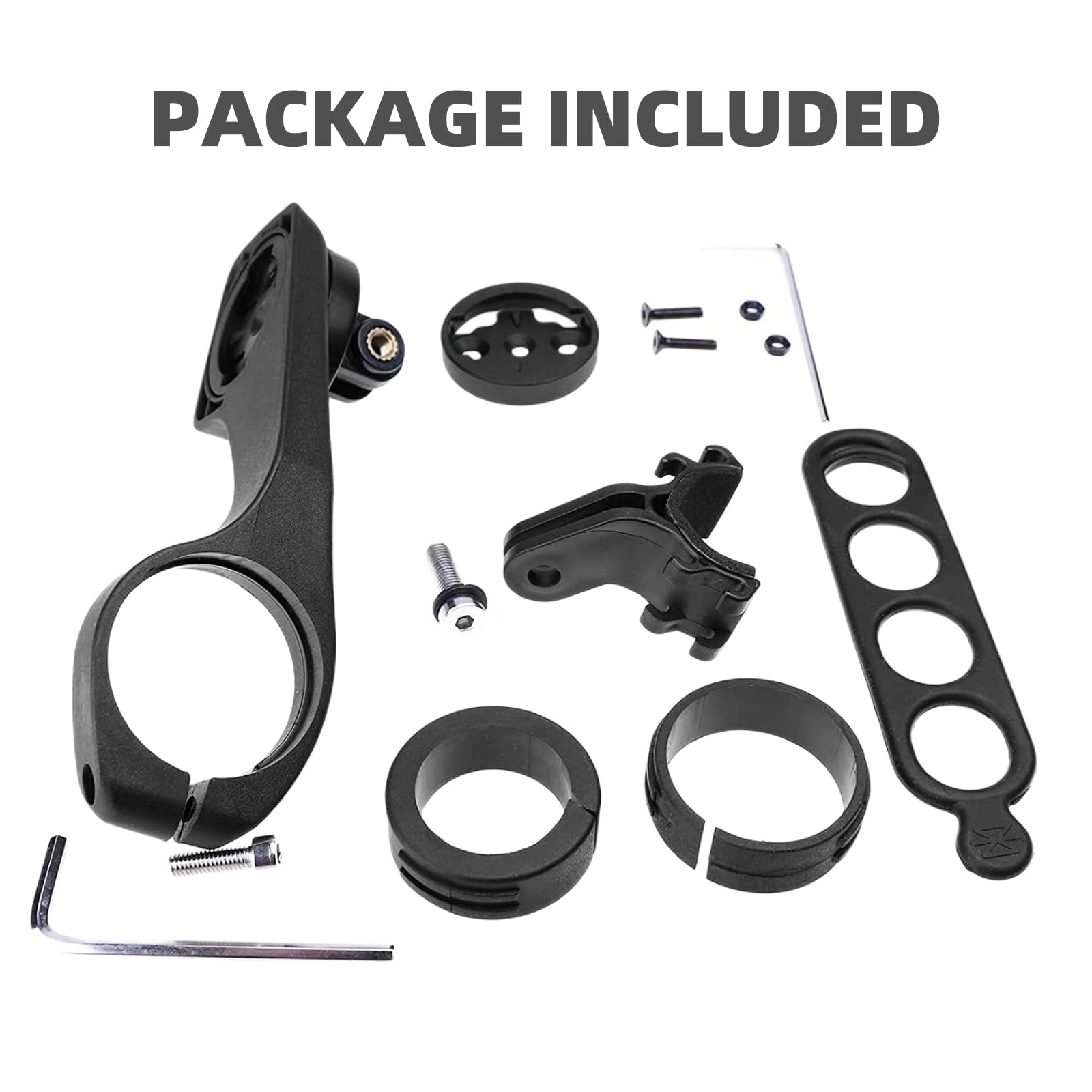 Soporte de montaje para bicicleta compatible con Garmin/Mage ne/Black Bird/IGP Sport GPS computadora con soporte para luz de bicicleta/soporte de interfaz de cámara Go Pro