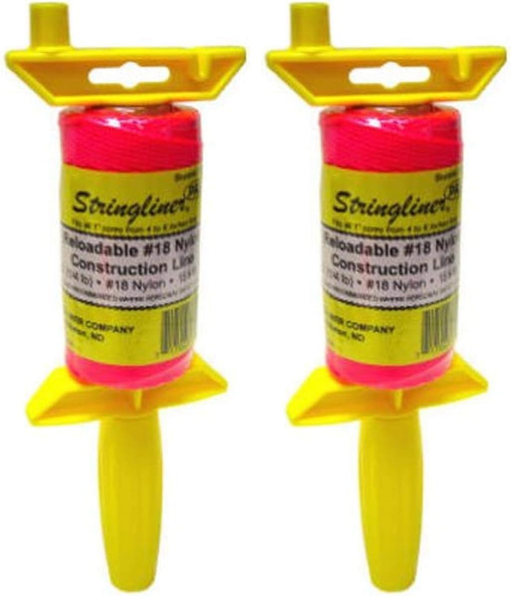 STRINGLINER Company 25162 Stringliner PRO Braided FL. Pink 250', 250 Foot (Pack of 2), Multi