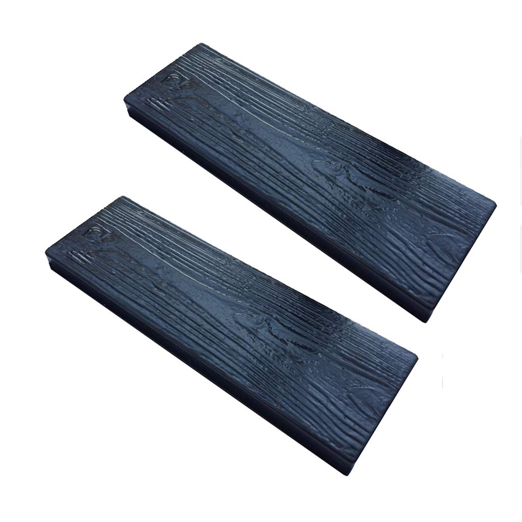 2pcs Tableros De Madera Viejos Molde De Hormigón Jardín De Piedra Patio