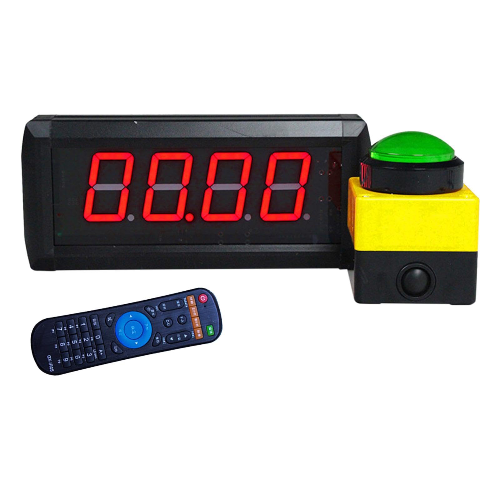 Tragbare Zeitschaltuhr aus Aluminiumlegierung mit LED Anzeige für Werbeveranstaltungen. Großer digitaler Timer mit LED, 10 Sekunden Challenge usw.