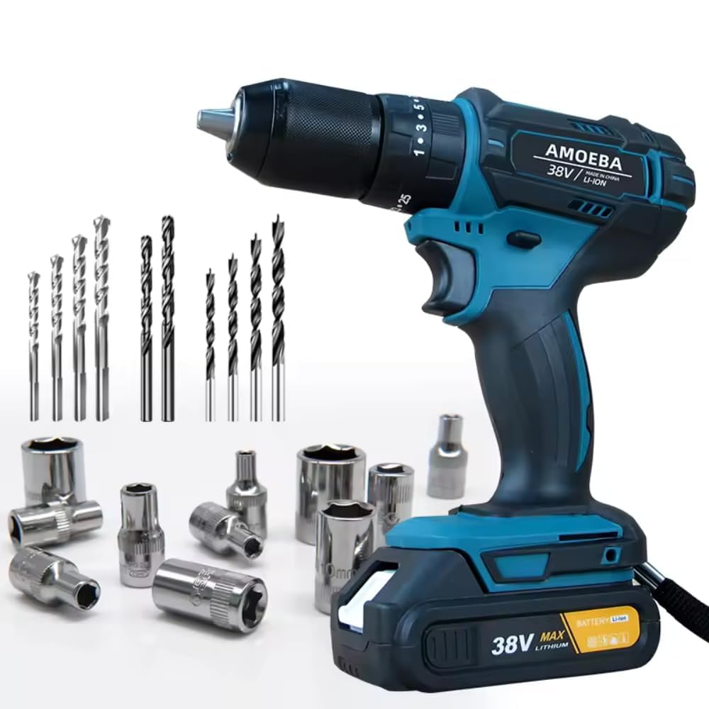 Adrohai 3.6V 2000mah Cordless Rechargeable Electric Screwdriver Rechargeable Hand Drill for Home Cordless Power Tools | Mini Cordless Screwdriver Set with LED Work light (29 in 1 Drill Tool) 2