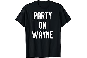 Party On Wayne T-Shirt: The Ultimate Fashion Statement for Wayne's World Fans