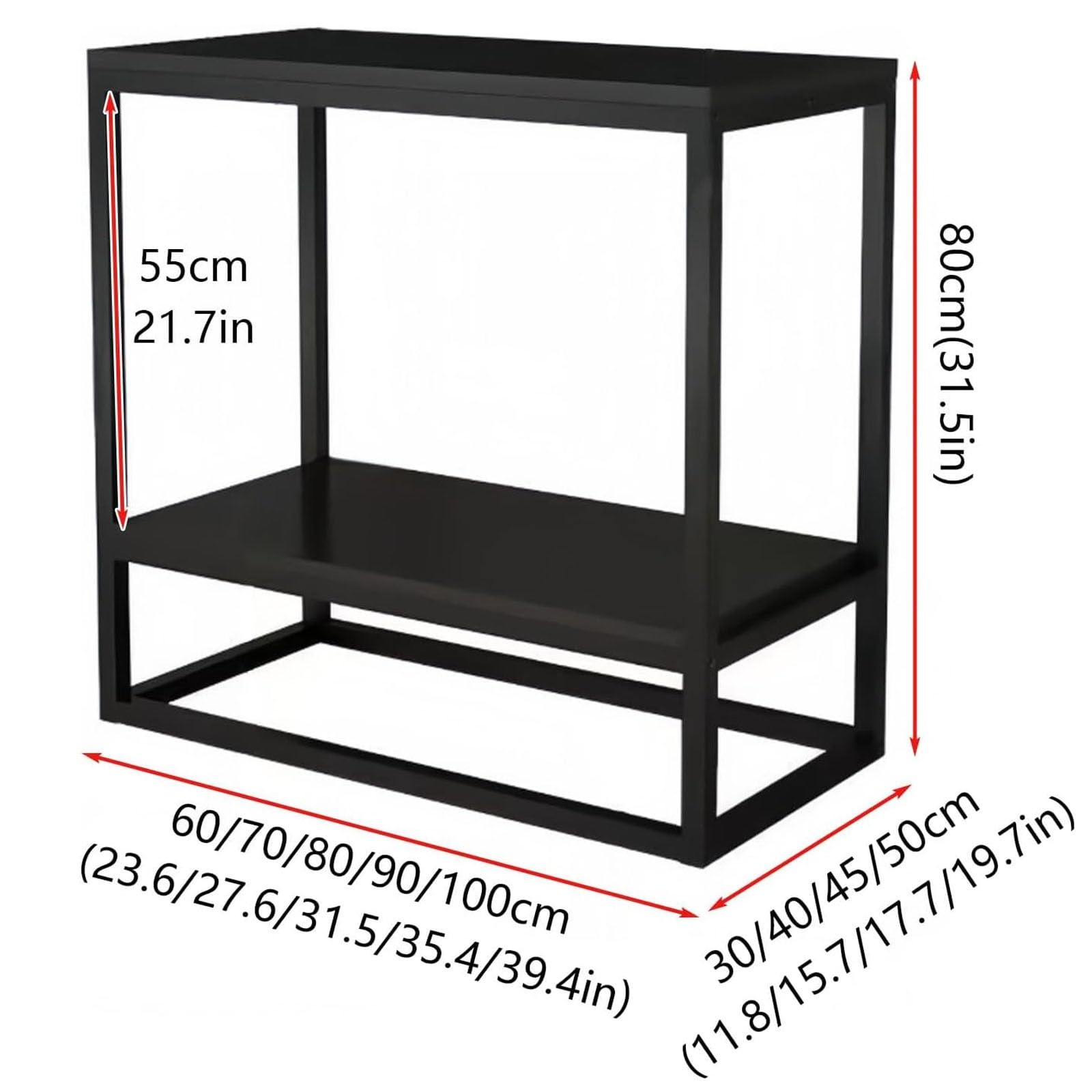 Mobile Acquario, Supporto per Acquario in Metallo, Supporto Acquario