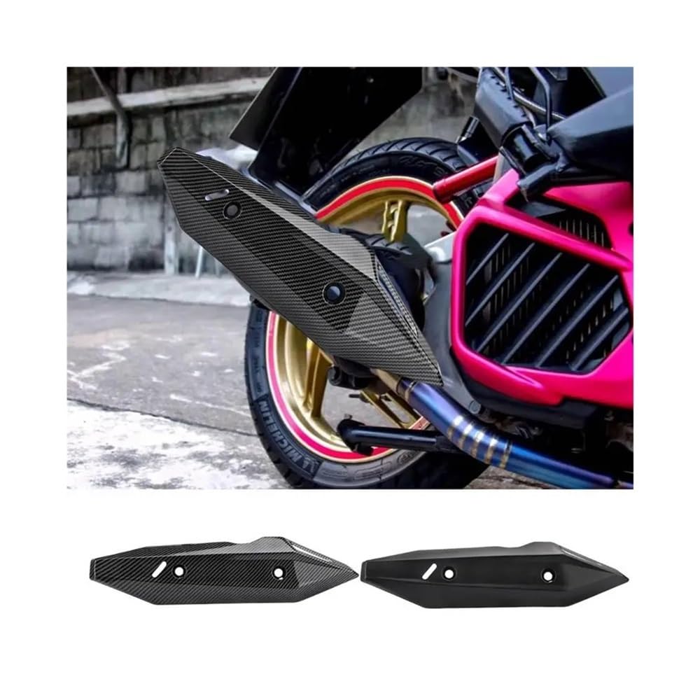 Tubo Escudo Térmico Silenciador De Cubierta De Tubo De Escape Universal para Motocicleta Protector Térmico para Click125i/150i (Color : 2)