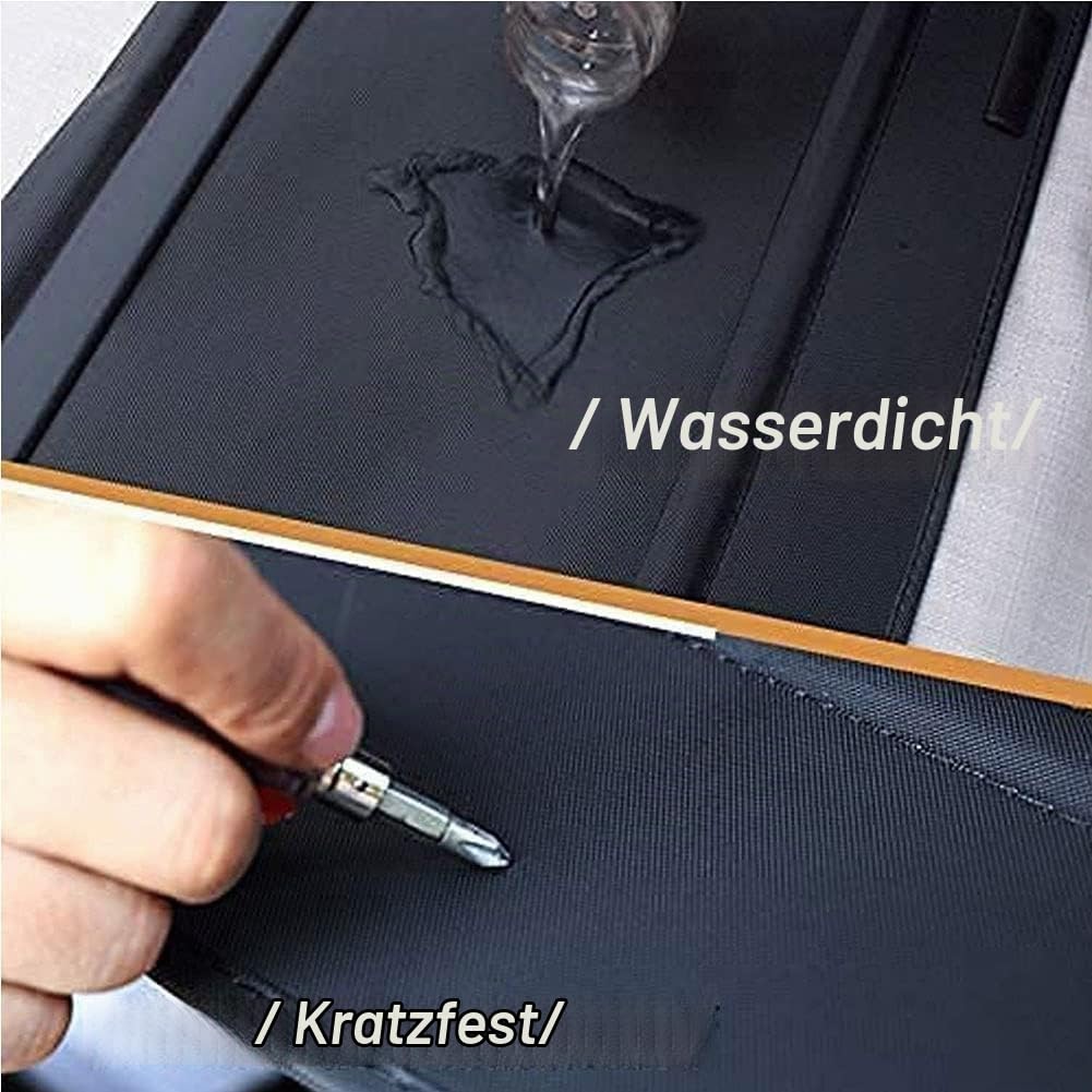 Auto Laderaumabdeckung für VW Touareg 2019 2020 2021 2022 2023, Hintere Kofferraum Hutablage Einziehbarer Kofferraumabdeckung Rollo Auto Zubehör