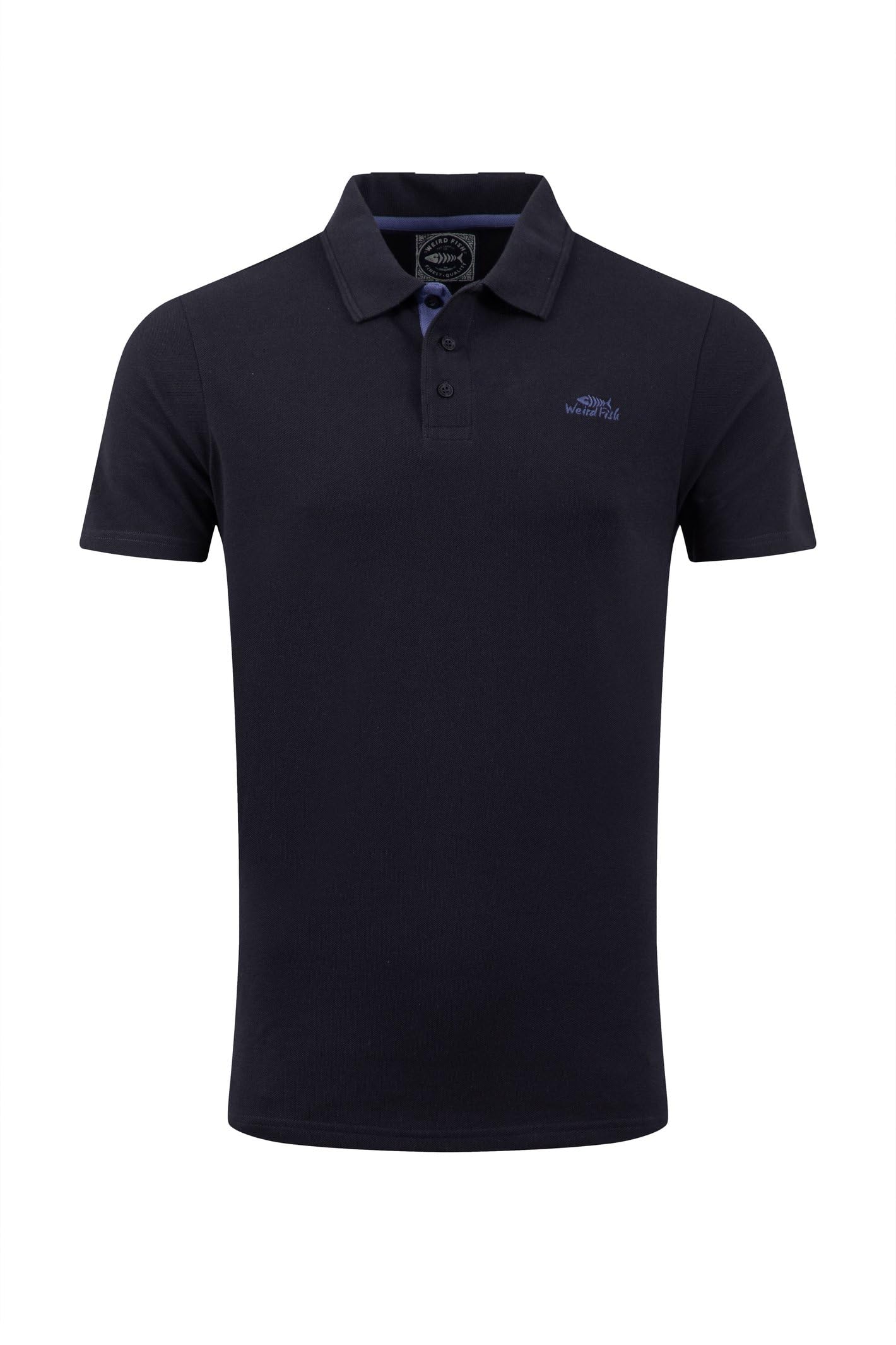 Weird Fish Men's Midnight Miles Pique Polo Shirt Size Xl