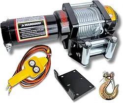 Guincho Elétrico 12v 4500lbs 2041kg De Arraste Jipe Off Road
