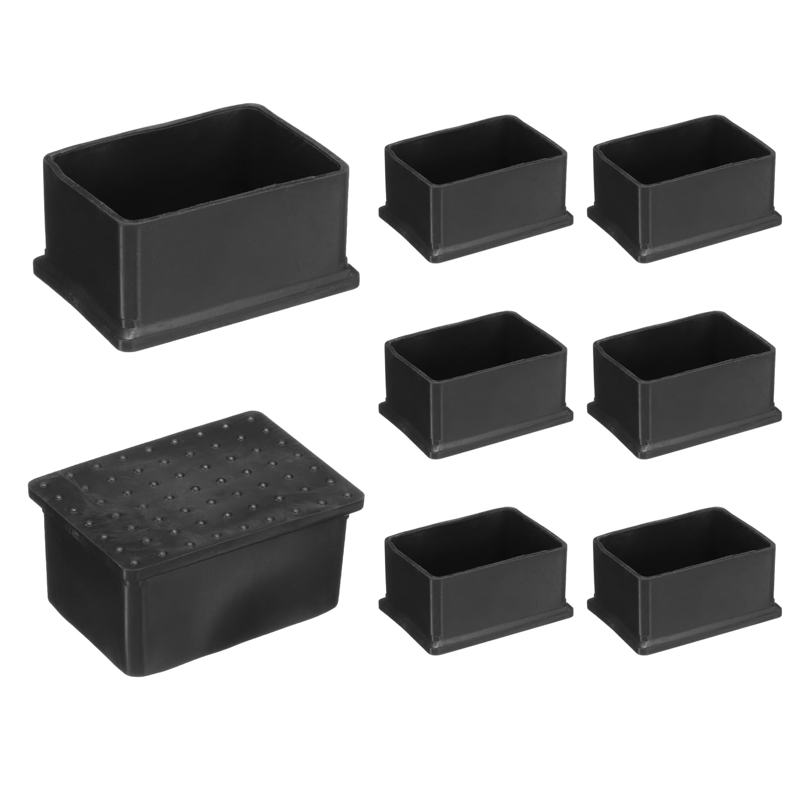 Tapas rectangulares para patas de silla antideslizantes de 40x60mm que protegen tu parquet