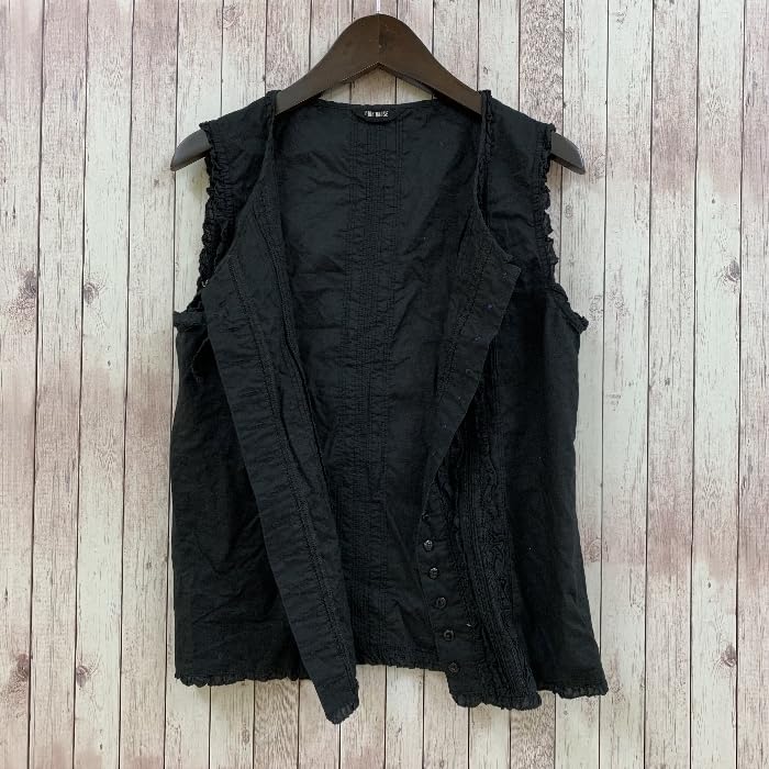 ピンクハウス ピコフリル ローンベスト ノースリーブ　タンクトップ ピンクハウス ピコフリル ローンベスト ノースリーブ タンク