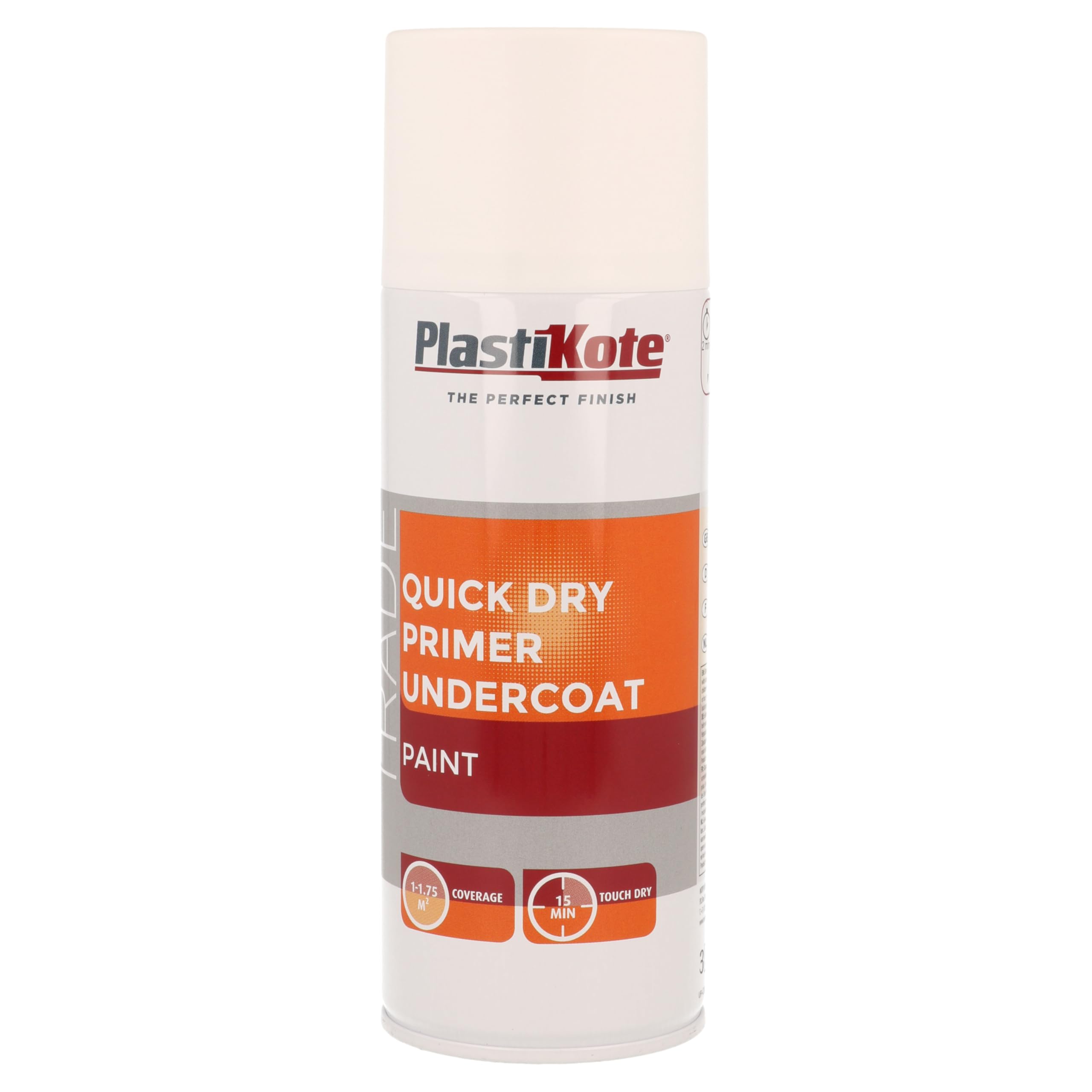 Plastikote - Quick Dry Primer Undercoat 400Ml - White 8711347255115