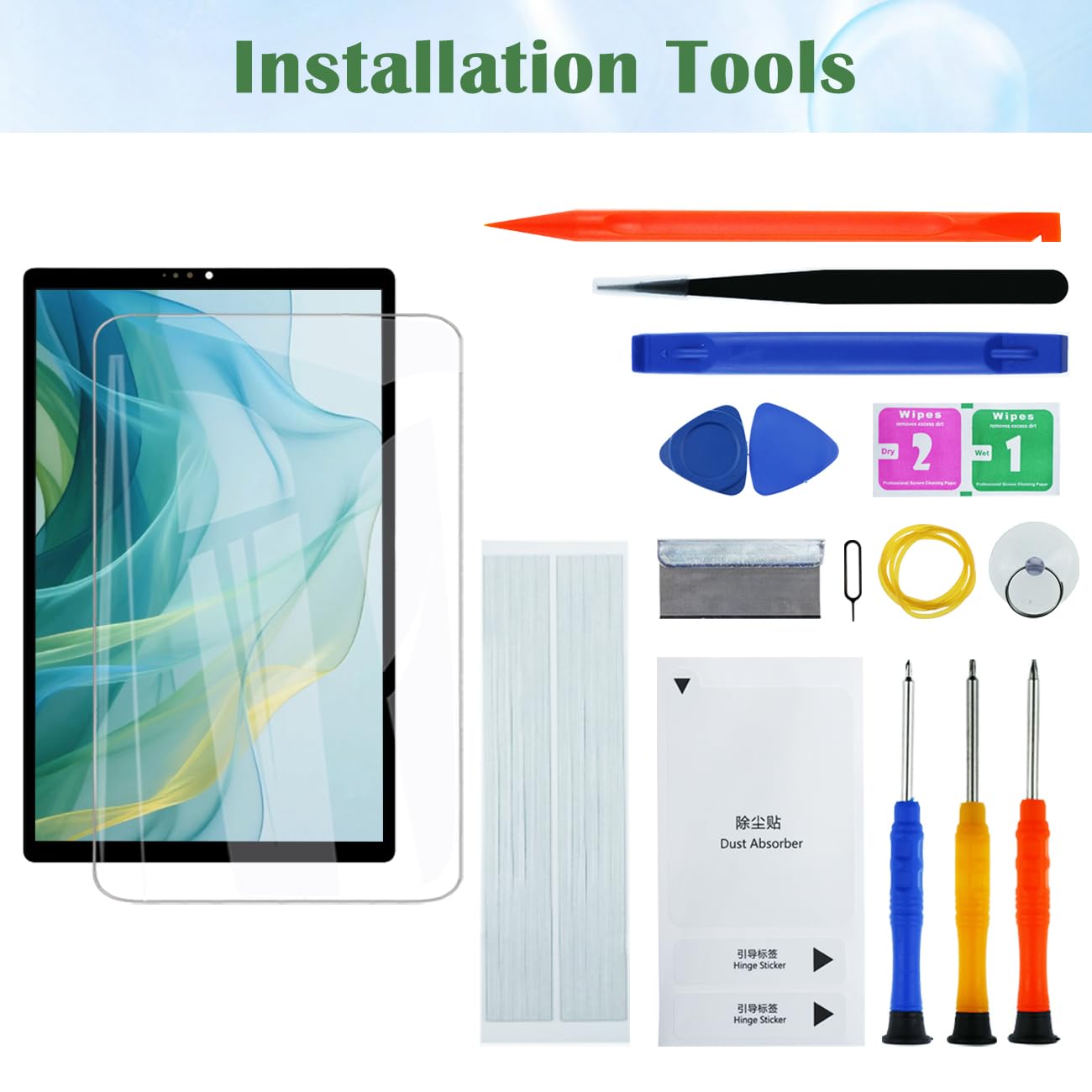 Pantalla de repuesto para Lenovo Tab M10 Plus de 10,3 pulgadas TB-X606 TB-X606F TB-X606X TB-X606V TB-X606V con kit