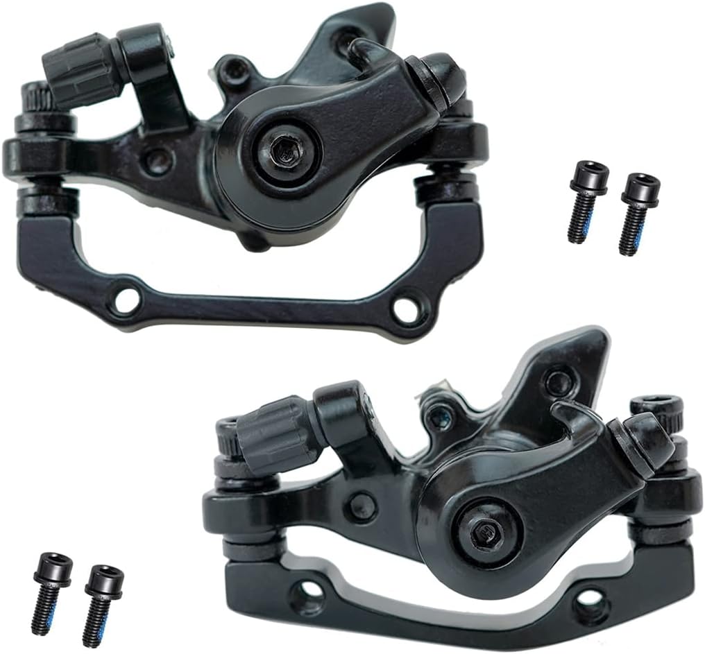 1 Pair Bike Mechanical Disc Brake,Common Entrance and Rear Mechanical Disc Brake Calipers for Mountain Bikes,Folding Bikes,Highway Bikes