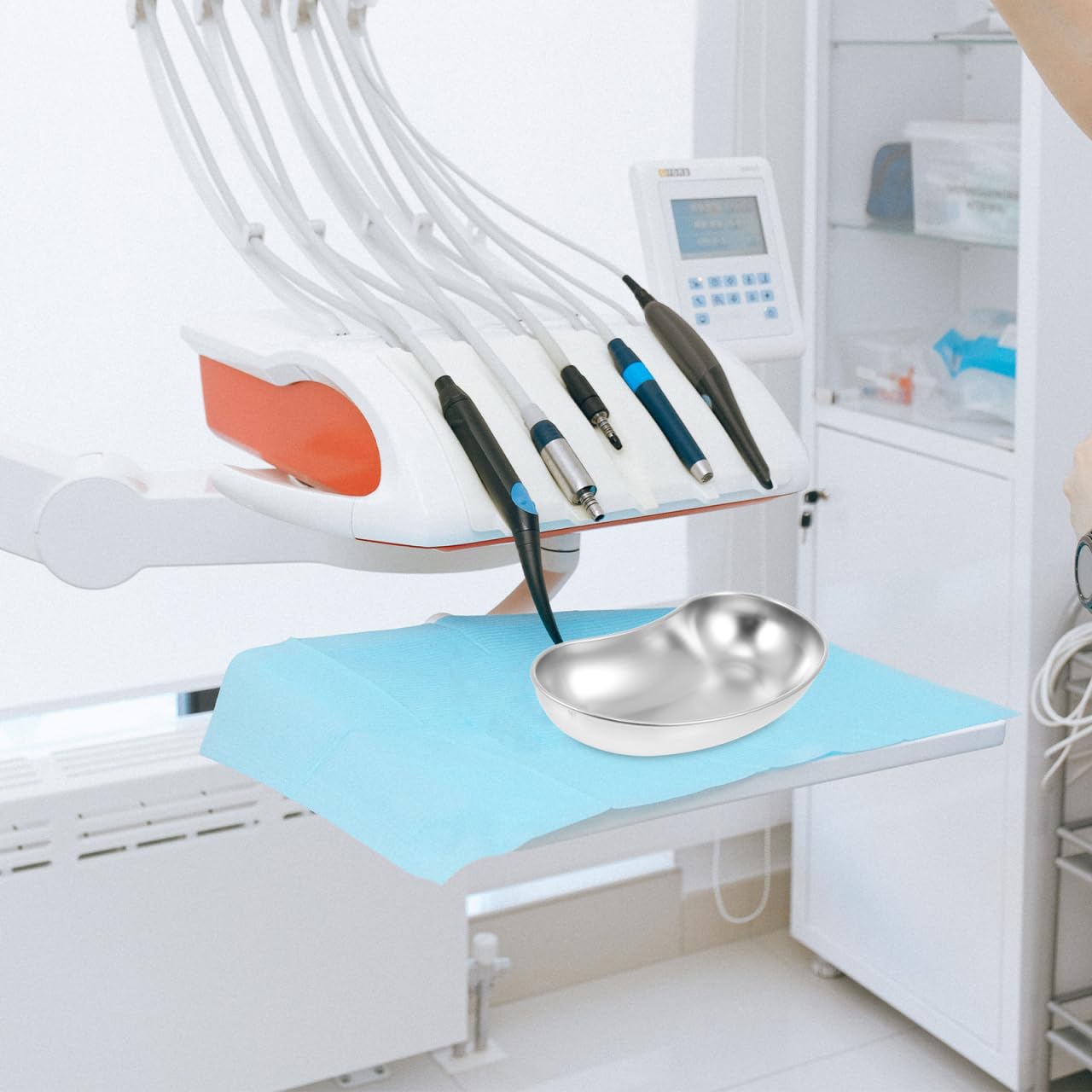 iplusmile Bandeja de Riñón de Acero Inoxidable 19.5cm - Riñonera Médica Profesional para Instrumental Laboratorio