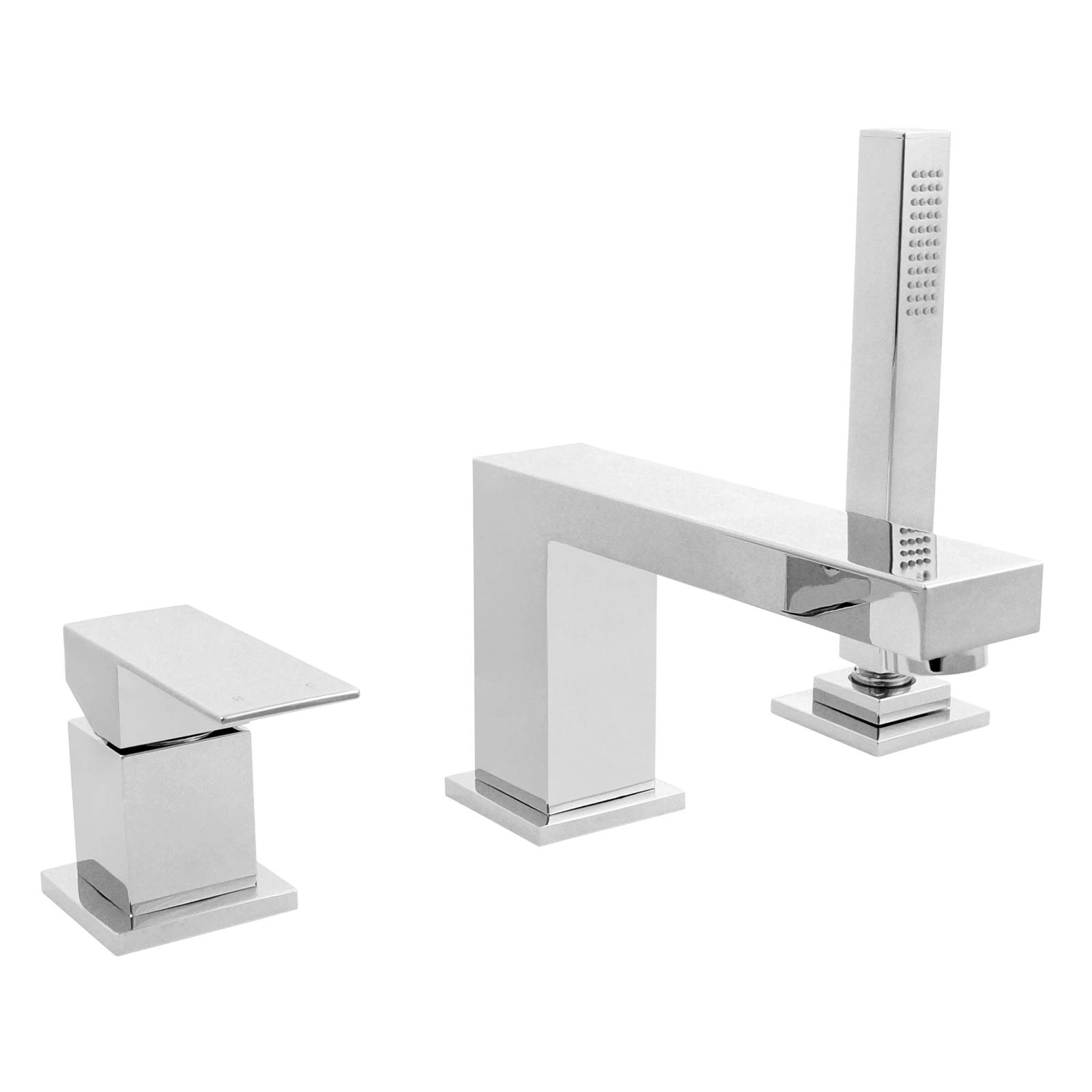3-Loch Wannenrandarmatur WRA-75A Armatur für Badewanne Wannenrand
