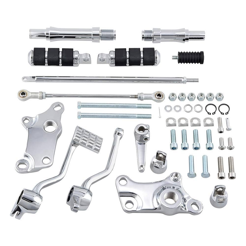 スポーツスター！XL1200！883！純正フォワードコントロール★ 即納スポーツスター フォワードコントロールキット 黒 04-13年