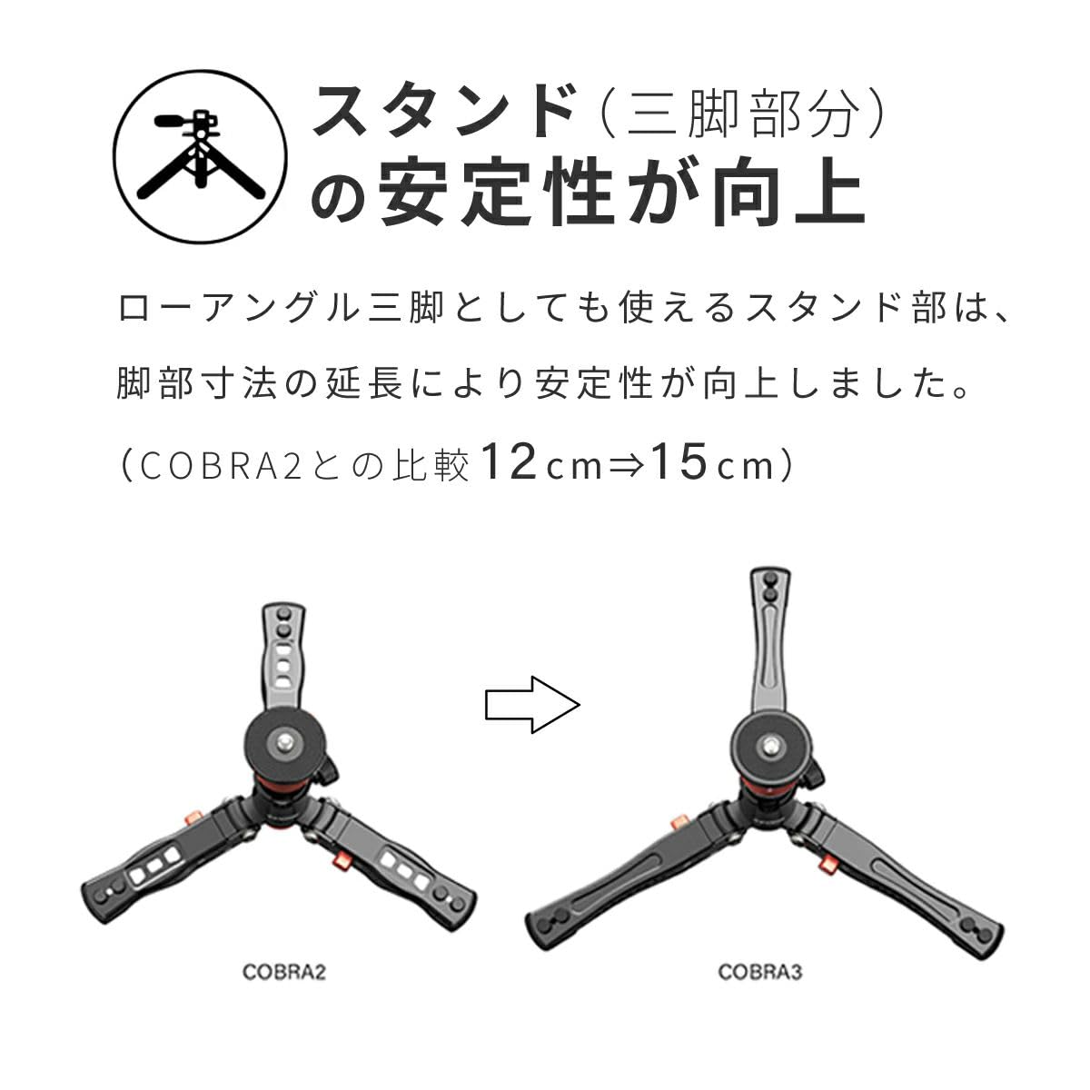 Amazon.co.jp: 【国内正規品】 iFootage COBRA3 BASE COBRA3用