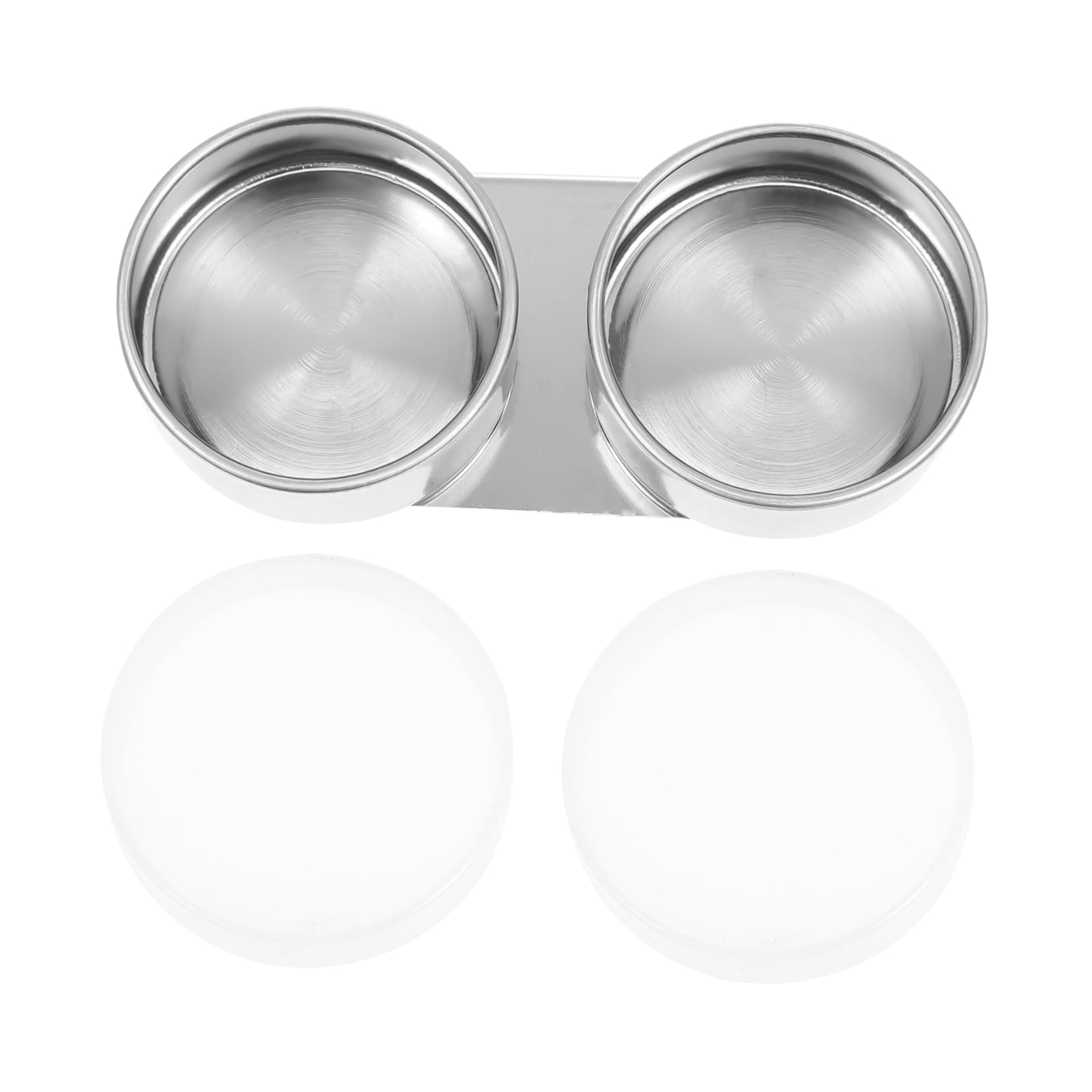 ERINGOGO Stainless Steel Brush Wash Container with Lid Dual Paint Mixing Cup for Oil Painting Durable Palette for Artists for Cleaning Brushes and Mixing Colors