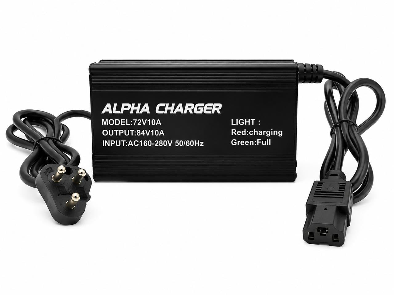 Alpha 84V 10A Fast Charger | 06+10 Months Warranty | for 72V Lithium Battery Electric Scooter & E-Bike | Smart Auto Cut-Off | Japanese Technology-image-6