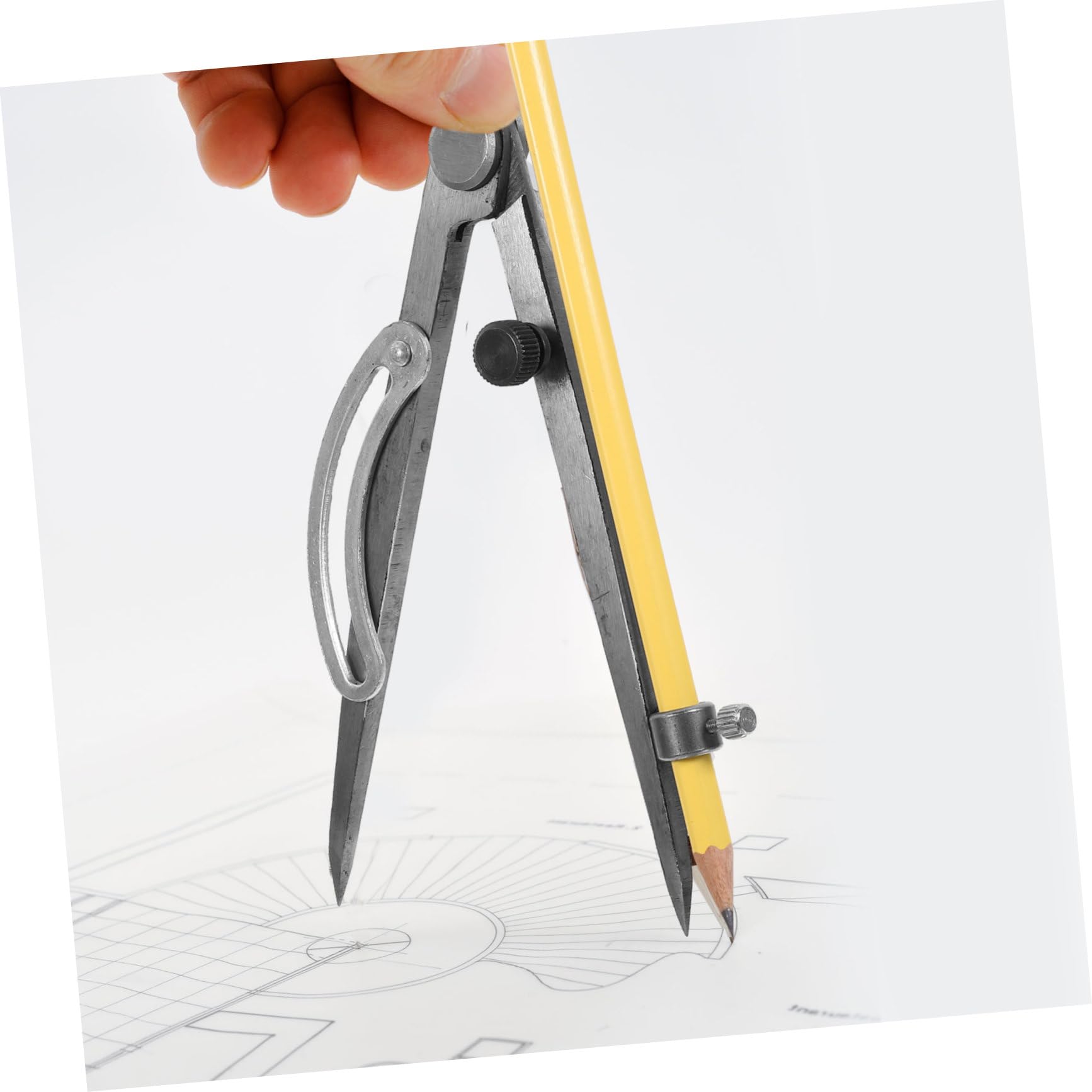 Angoily 3 Pezzi Di Compasso Di Marcatura Da Disegno Compasso Da Disegno Compasso Da Disegno Per Strumento Artistico Righello Circolare Per Lavorazione Del Legno Righello Per