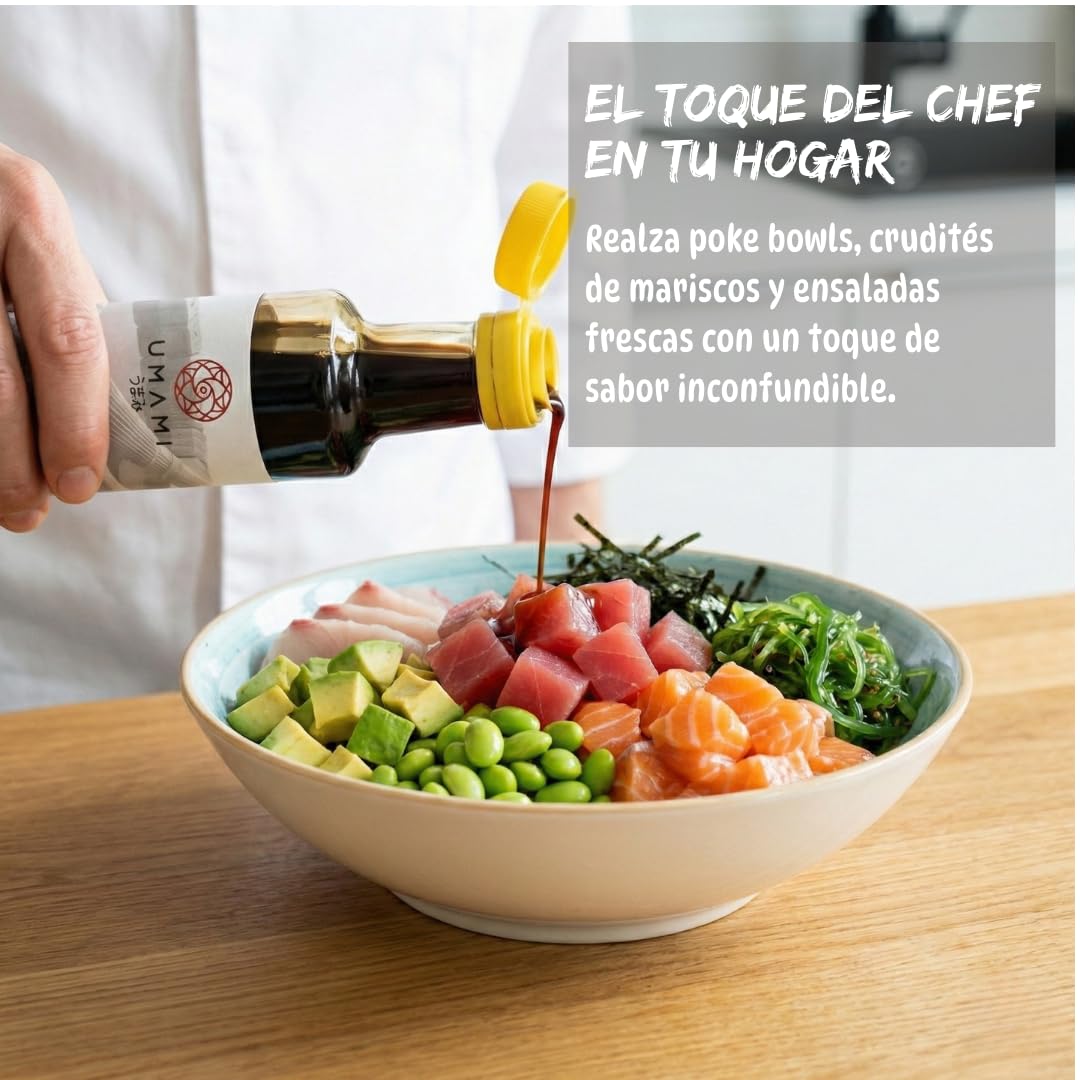 Umami Salsa de Soja Tamari BIO Kioke 250ml Fermentada 18 Meses Sin Gluten Premium