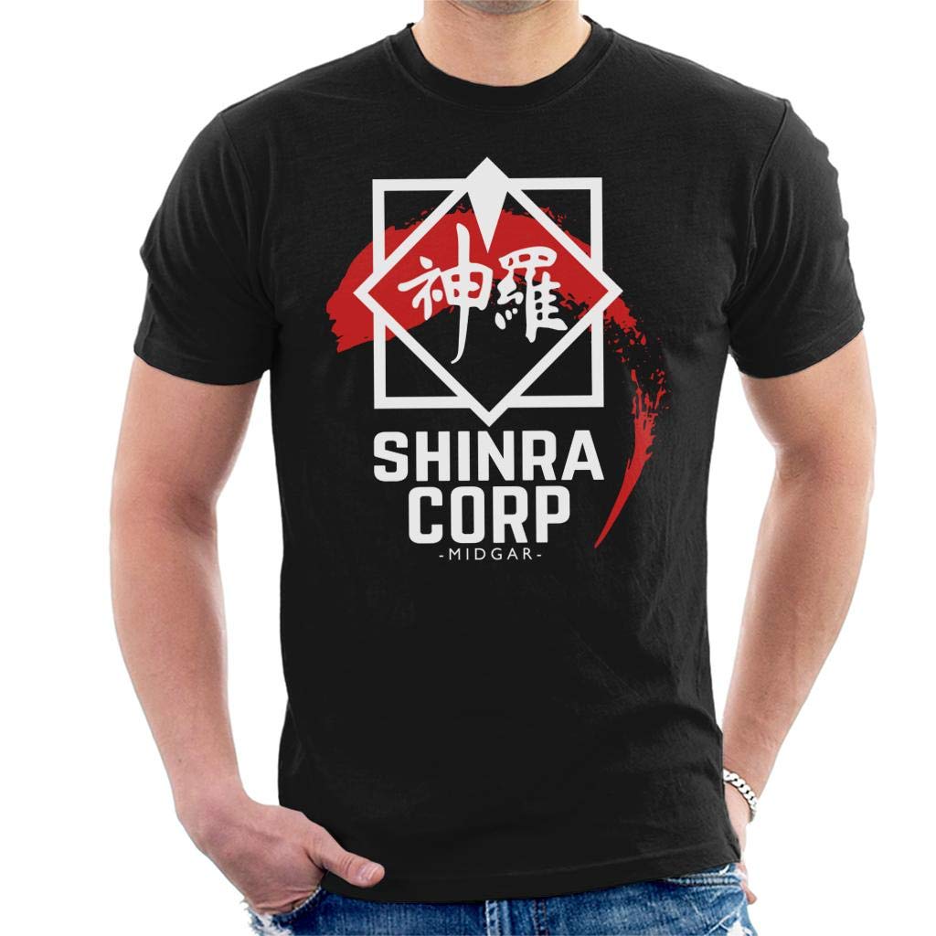 Cloud City 7 Men's Black Shinra Corp Midgar Final Fantasy Vii T-Shirt