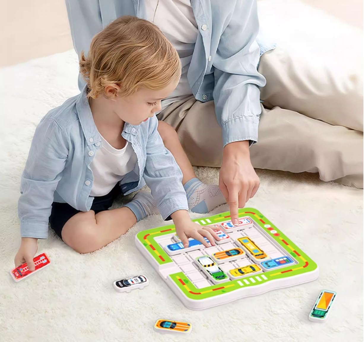 Giochi di Logica e Parcheggio per Bambini da 3 a 10 Anni – Gioco di Ingorghi Stradali con 360 Livelli, Puzzle Educativi in Legno per Famiglie, Idea Regalo per Ragazzi e Ragazze