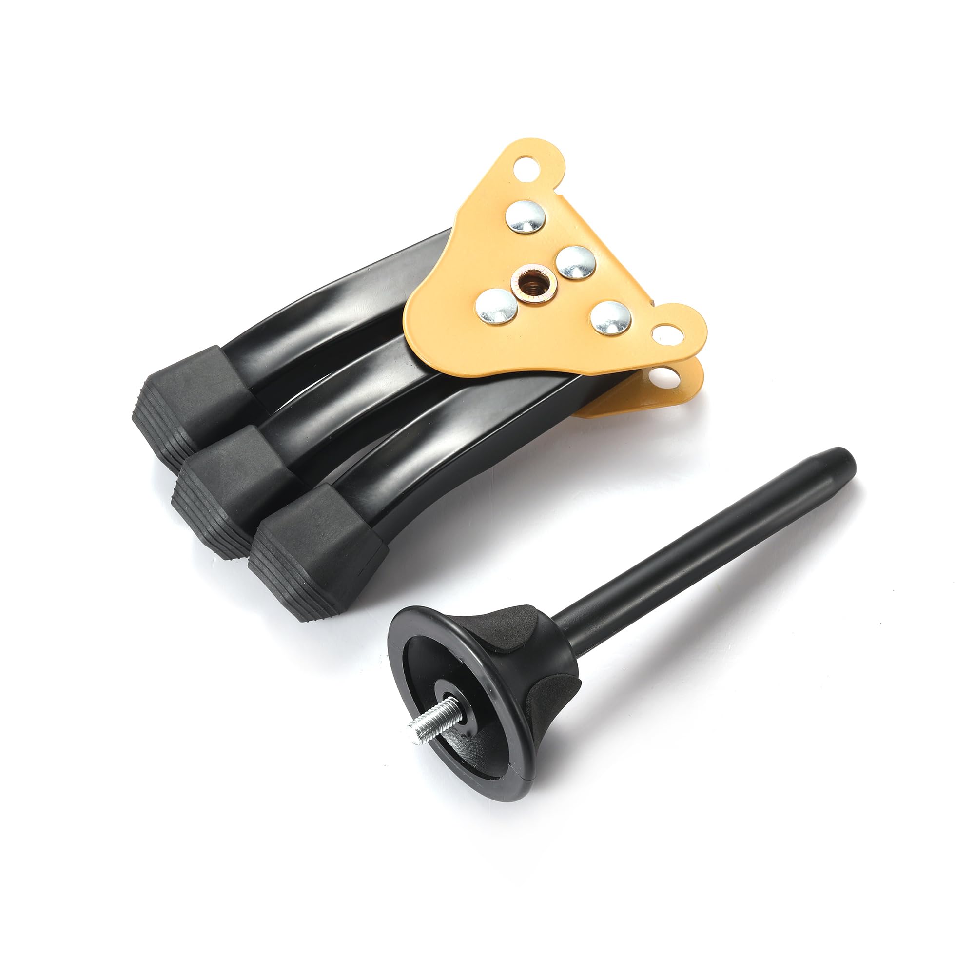 RuiJOTWAT Folding monocular reservation black tube, flute and bipochroma three -foot bracket wooden tube instrument bracket - Image 2