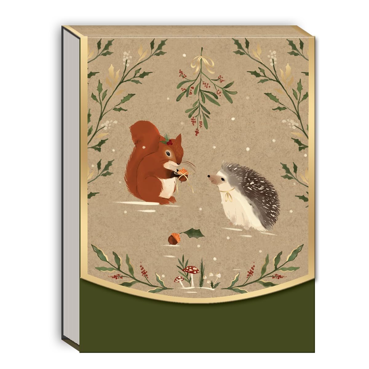 Punch Studio Molly & Rex Woodland Hedgehog Xmas Pocket Notepad (31973)