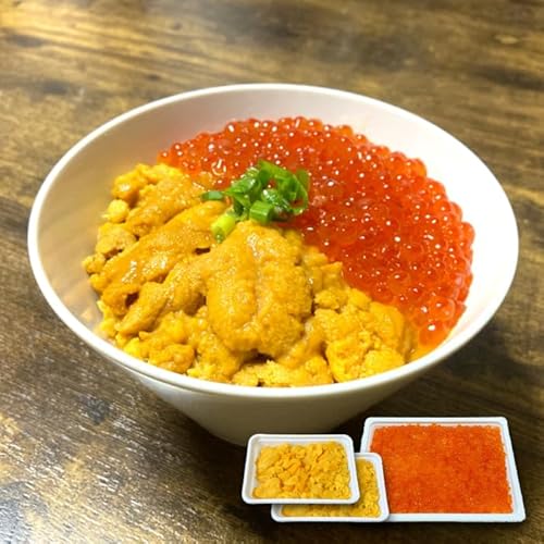 まるひな水産 ウニいくらセット <無添加ウニ200g+鮭いくら醤油漬け(チャム/白鮭卵)250g> ギフト お祝 贈答品 プレゼント お歳暮