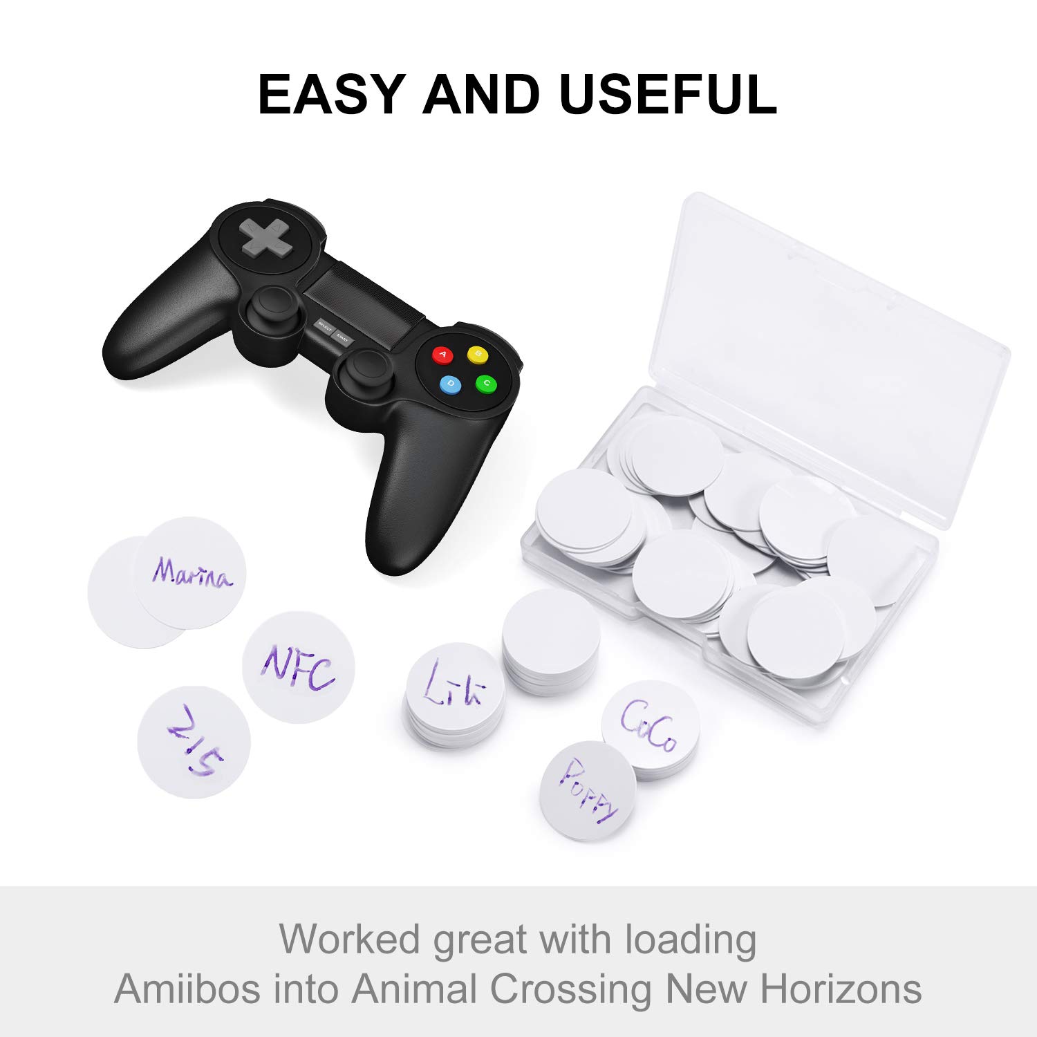 25 Cartes NFC NTAG215 Vierges - Compatibles Amiibo - 25mm - Programmables Pour Smartphones