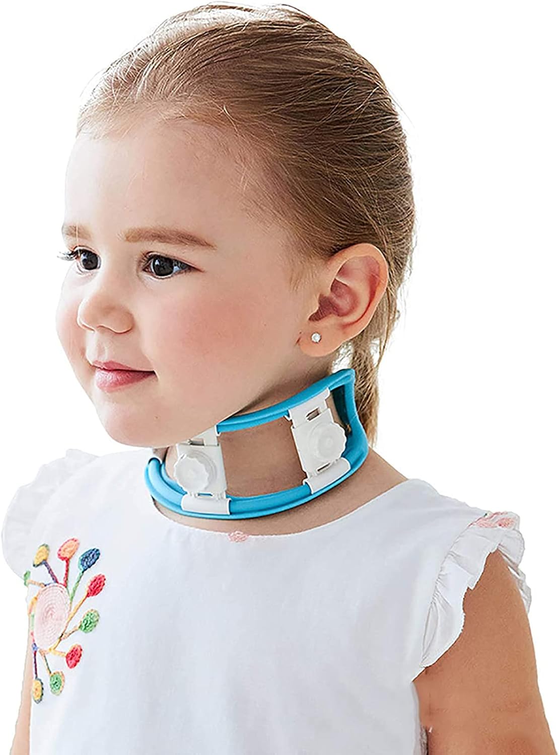 赤ちゃんの斜頸矯正器、6か月から7歳までの調整可能なシリカゲルの曲がった首装具—先天性斜頸の効果的な管理