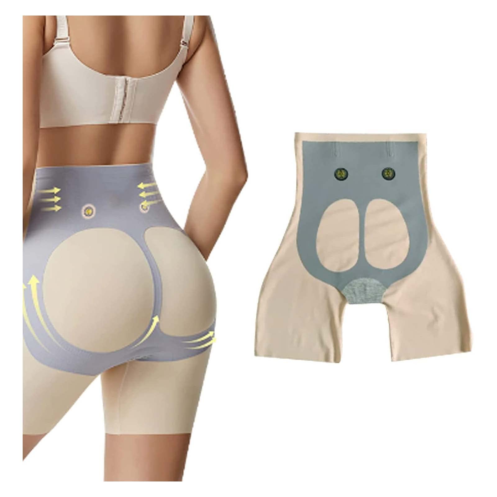 HOPMEN ElaShape - High Waisted Tummy Control Pants, Fiber Restoration Shaper, Seamless High Waisted Tummy Control Body Shaper