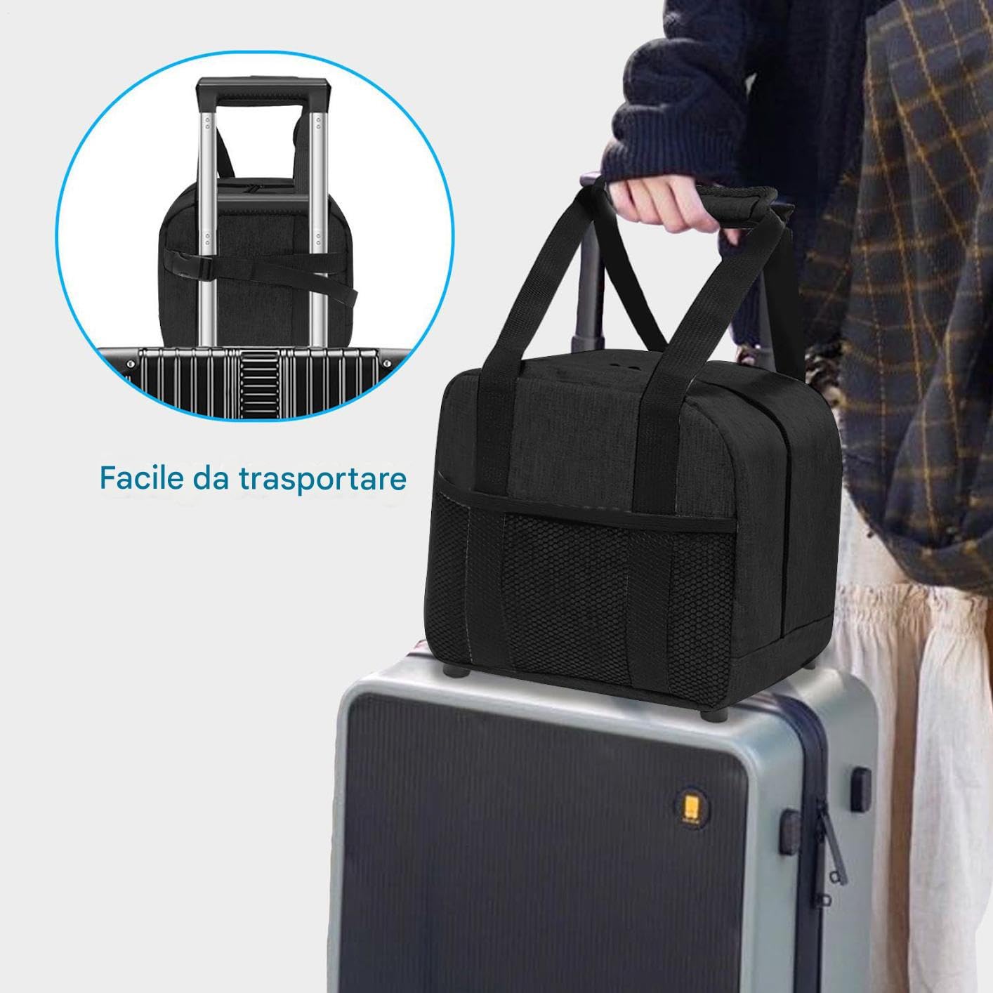 Generico Borse Per Palle Da Bowling,Trolley Bowling Uomo | Attrezzatura Sportiva Impermeabile Portatile Per Allenamento Viaggi Tornei Uomini