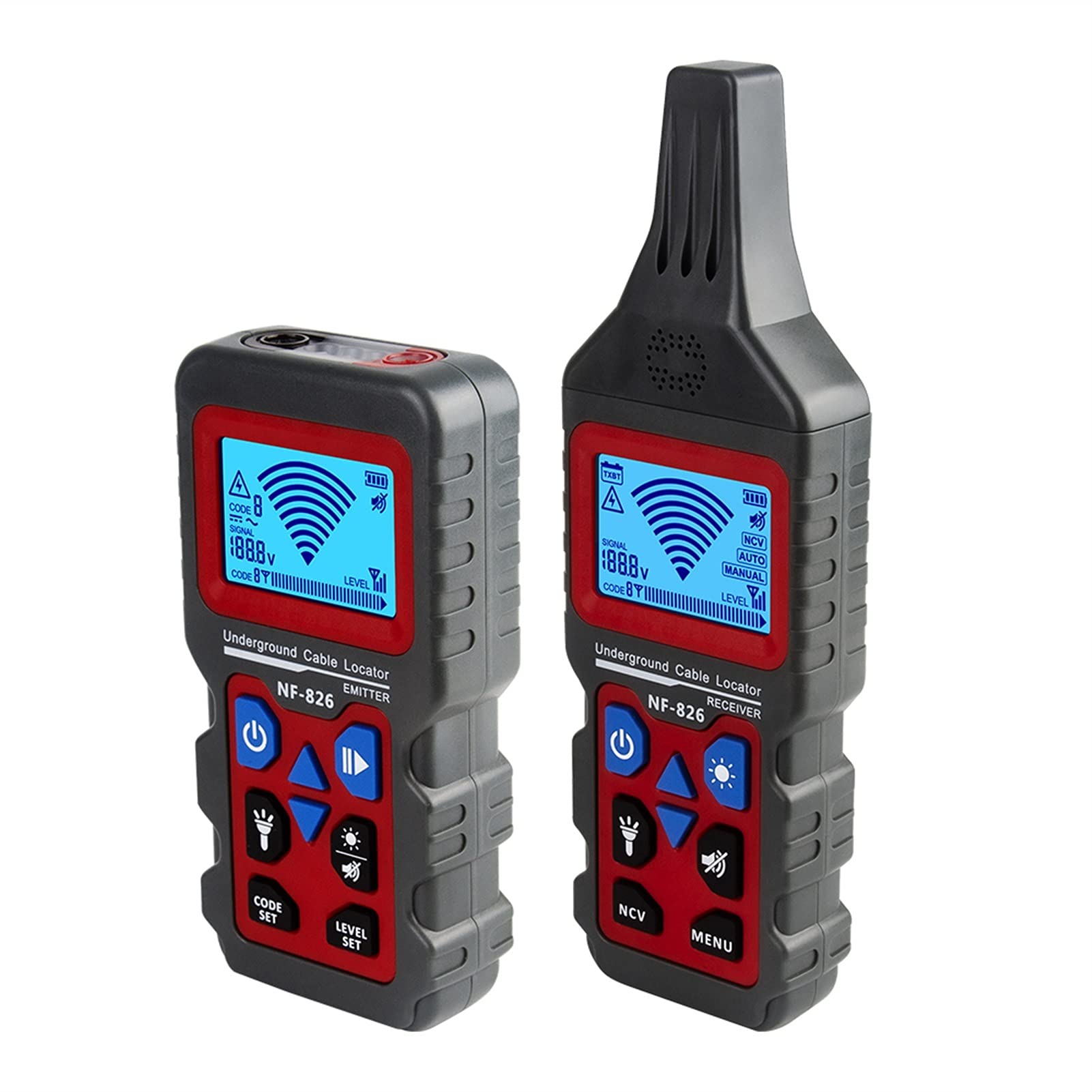 Dispositivo de rastreo de red Alambre Cable Interruptor Cable Tester Línea Teléfono Detector Localizador Métrico Dispositivo de seguimiento Para Ethernet y teléfono