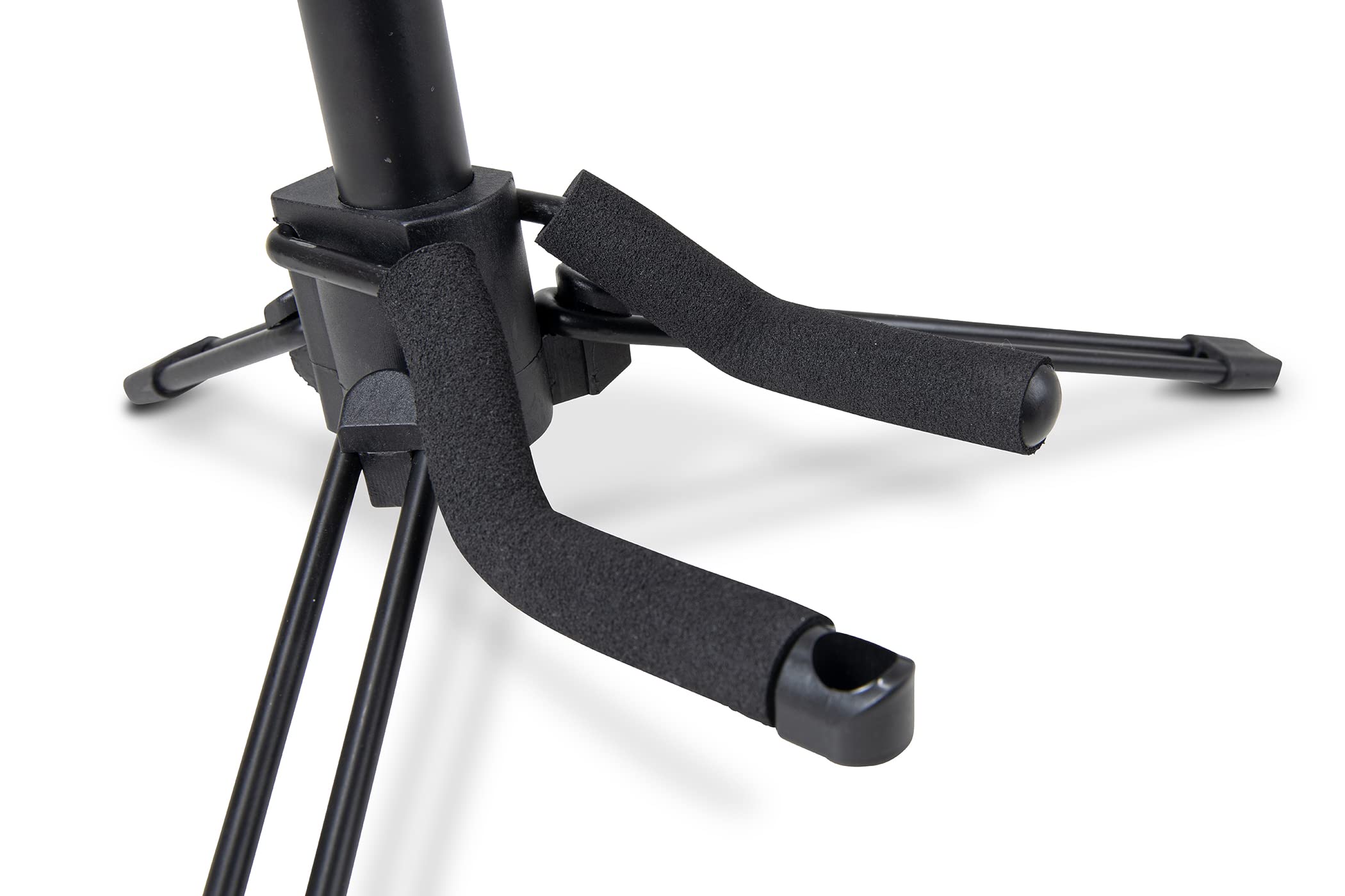 BSX - Support De Table Pour Violon Noir - Profondeur 60/45 Mm, Revêtu De Feutre
