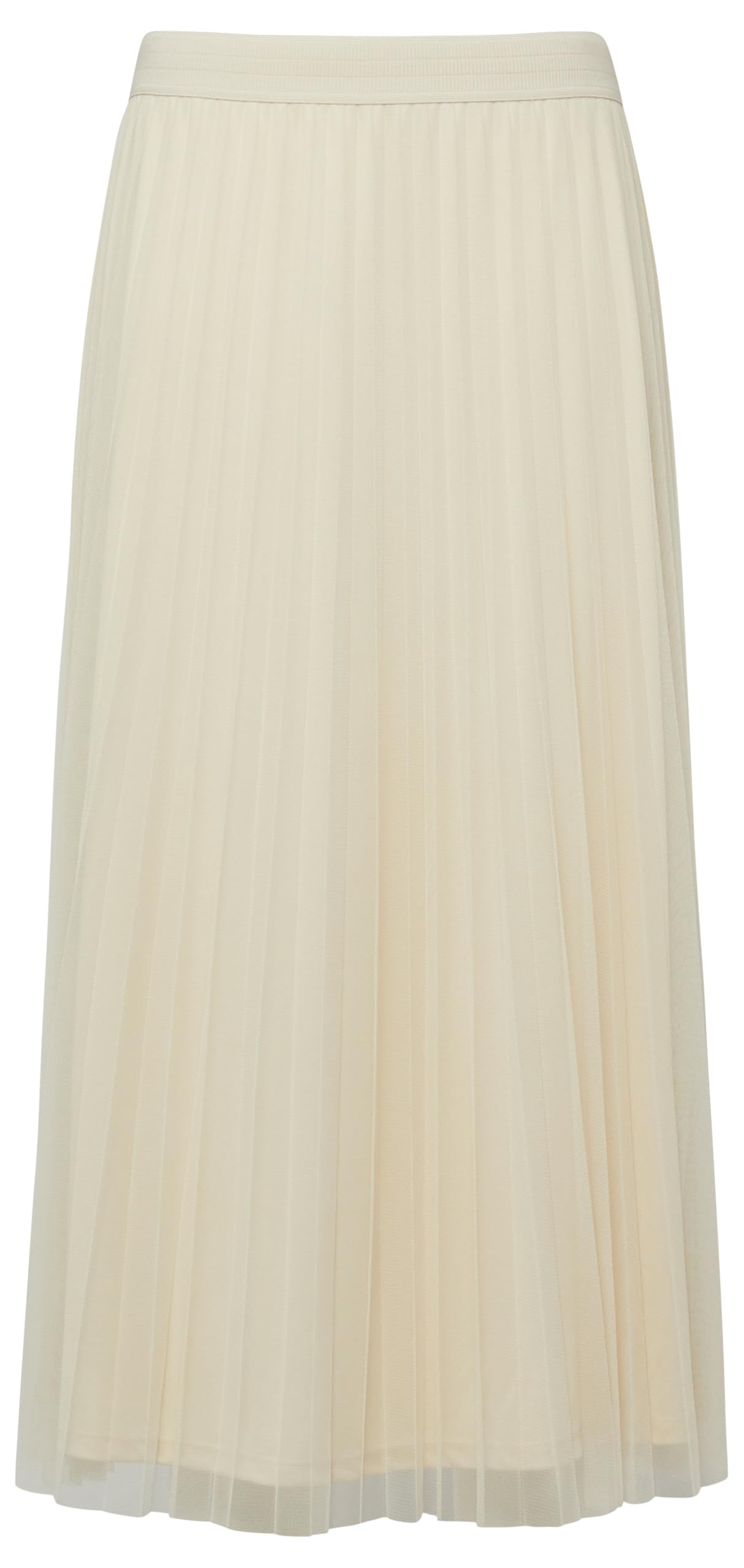 s.Oliver Plissierter Midi-Meshrock mit Jerseyfutter