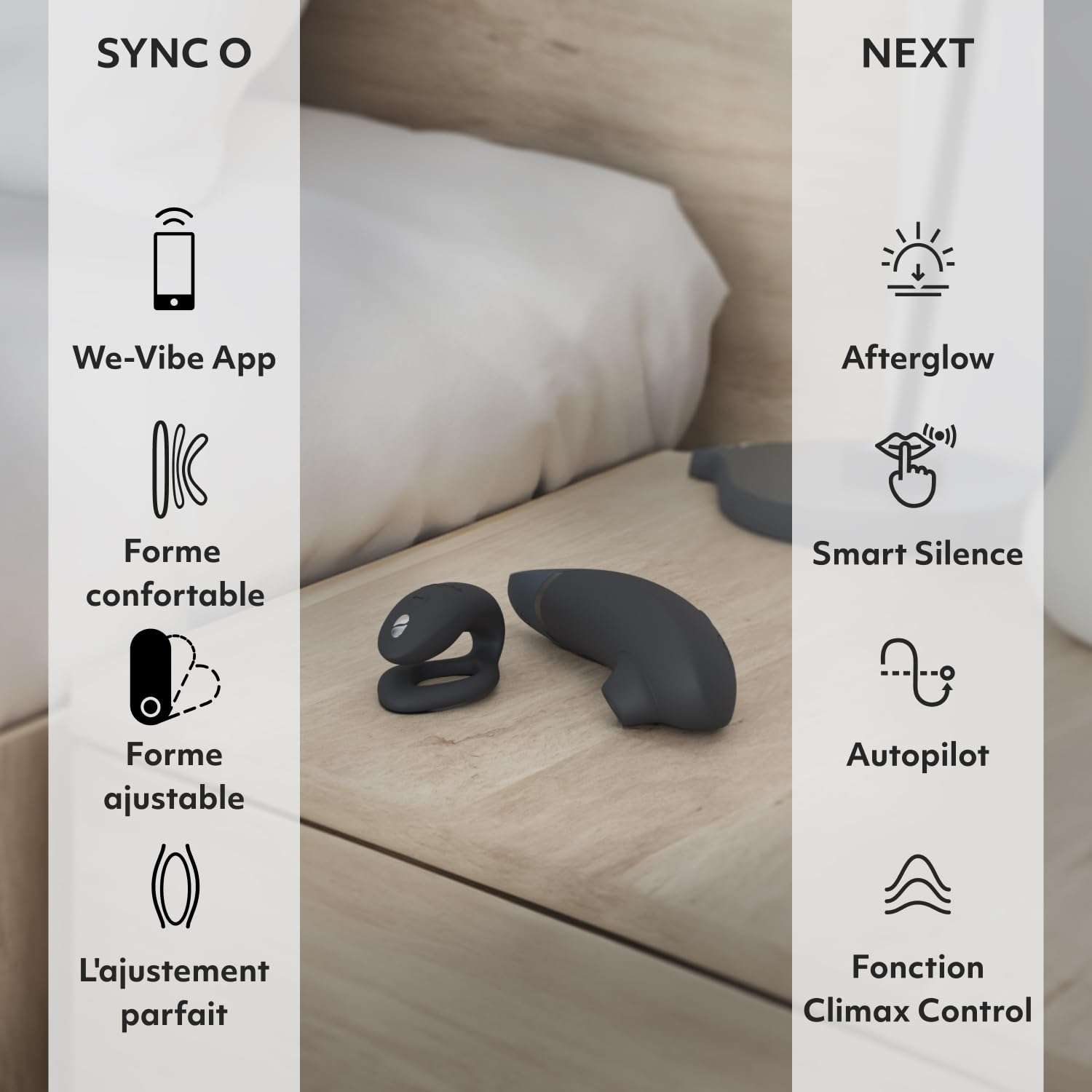 Womanizer Lust & Luxury Boîte Collector | Suceur de Clitoris 3D Pleasure Air et Vibromasseur Télécommandé pour Femmes | Vibromasseur Stimulateur Clitoridien | Contrôlé par App
