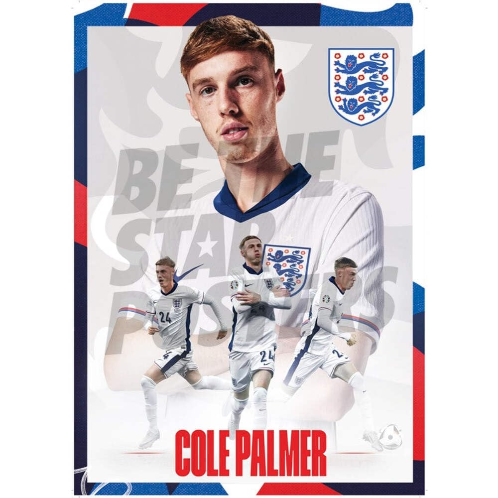 England Palmer 24/25 Action Poster Unframed A3