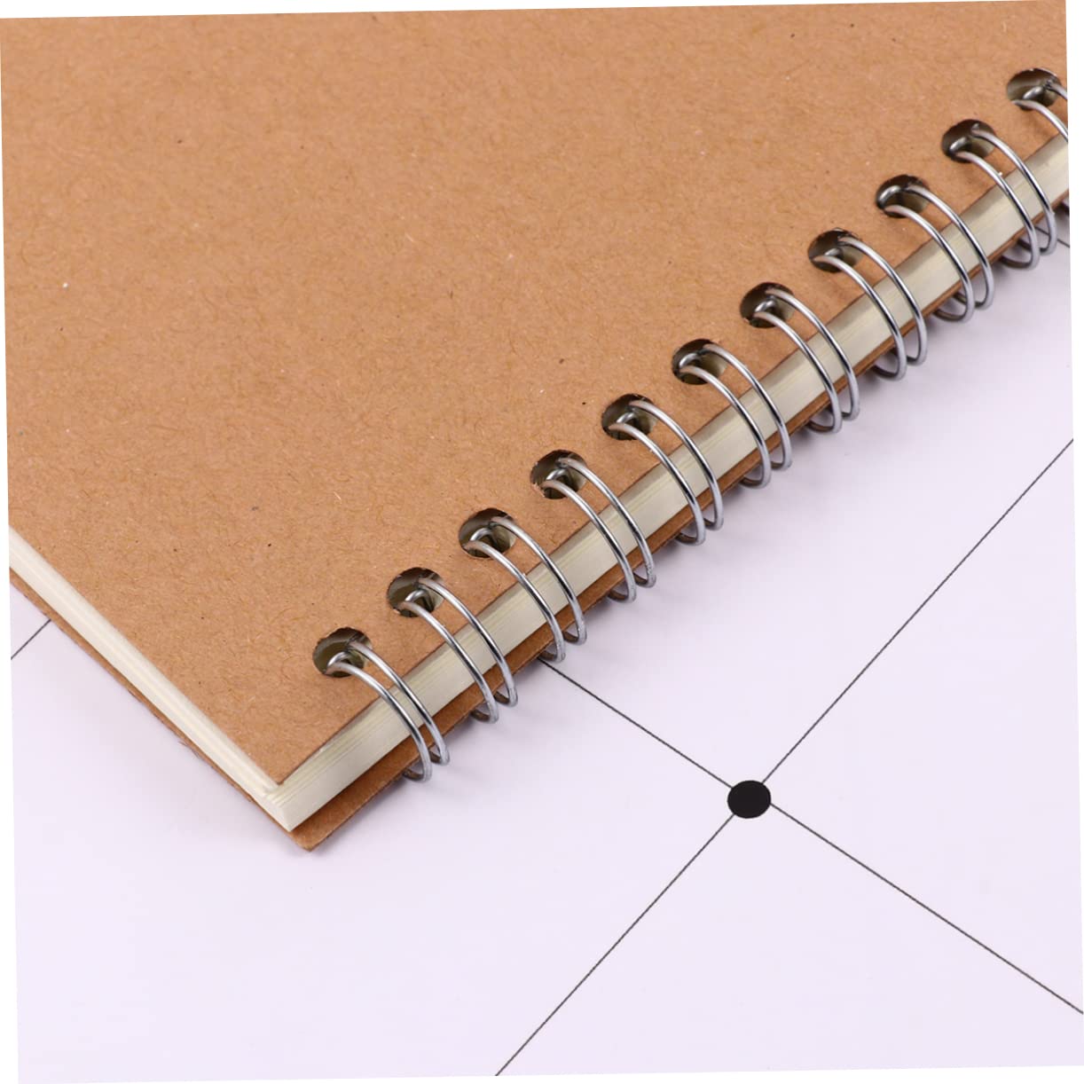 12 Stück A6 Kraft Notizbuch Spiralheft Braun Papier für Schule