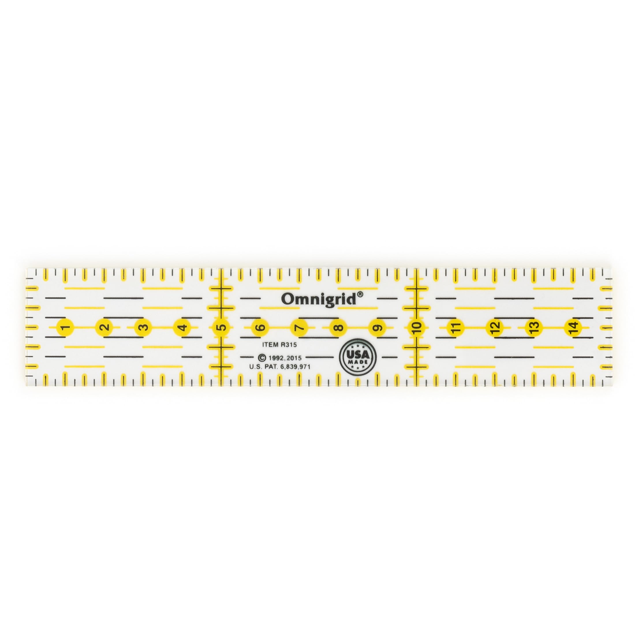 Prym 3 x 15 cm Universal Ruler with cm Scale